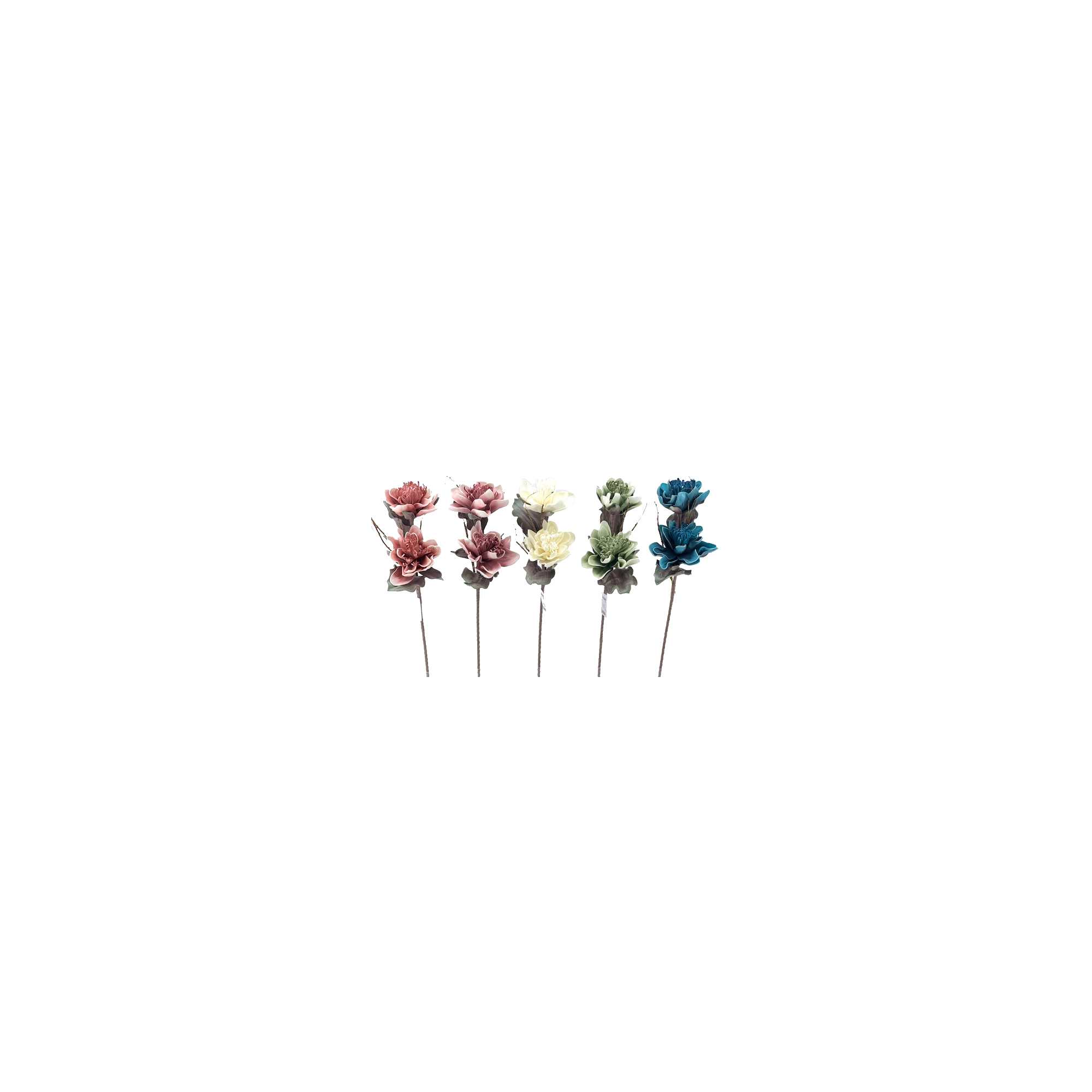 Selyemvirág magnólia hab 90cm 2FL mályva