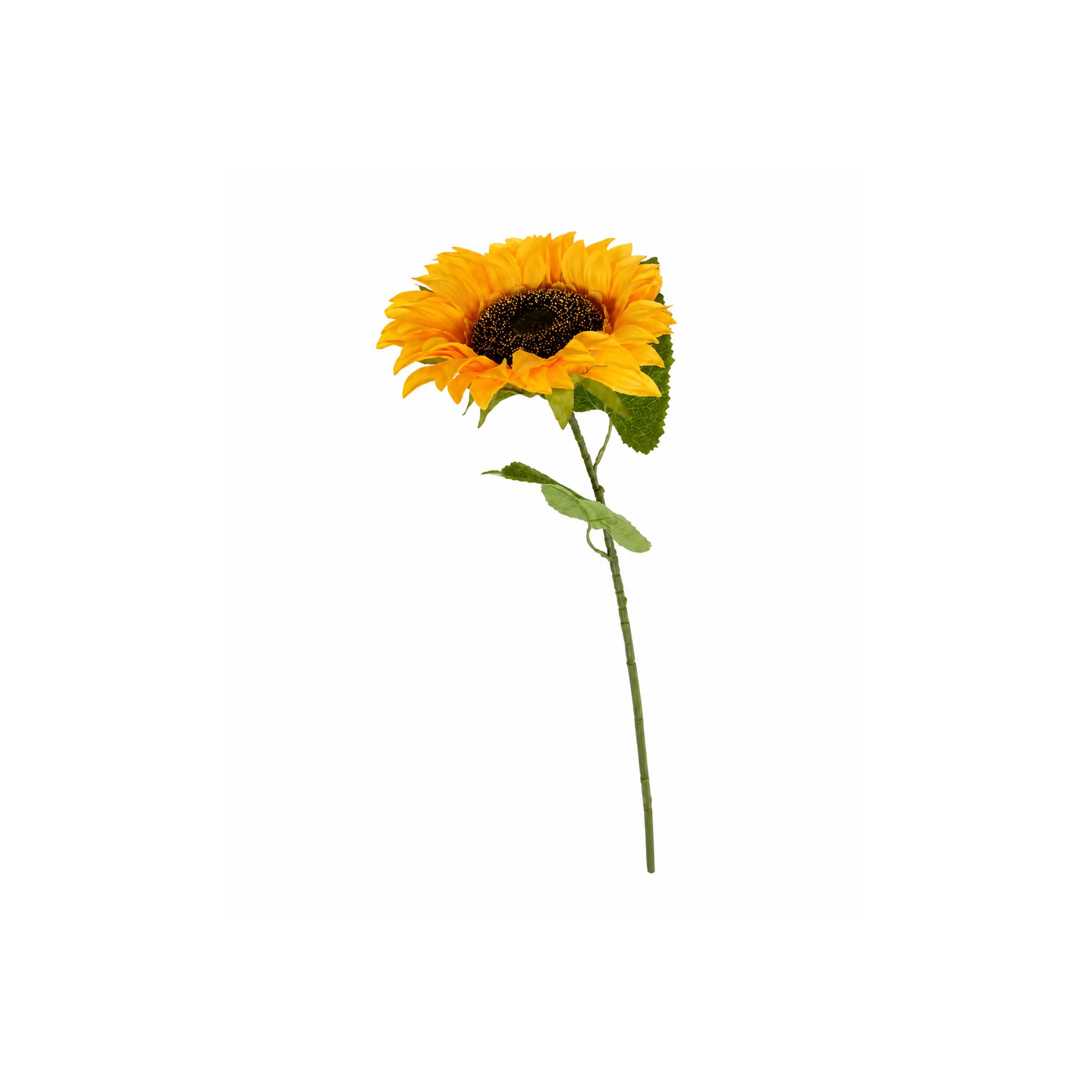 Selyemvirág napraforgó 1szálas 68cm sárga