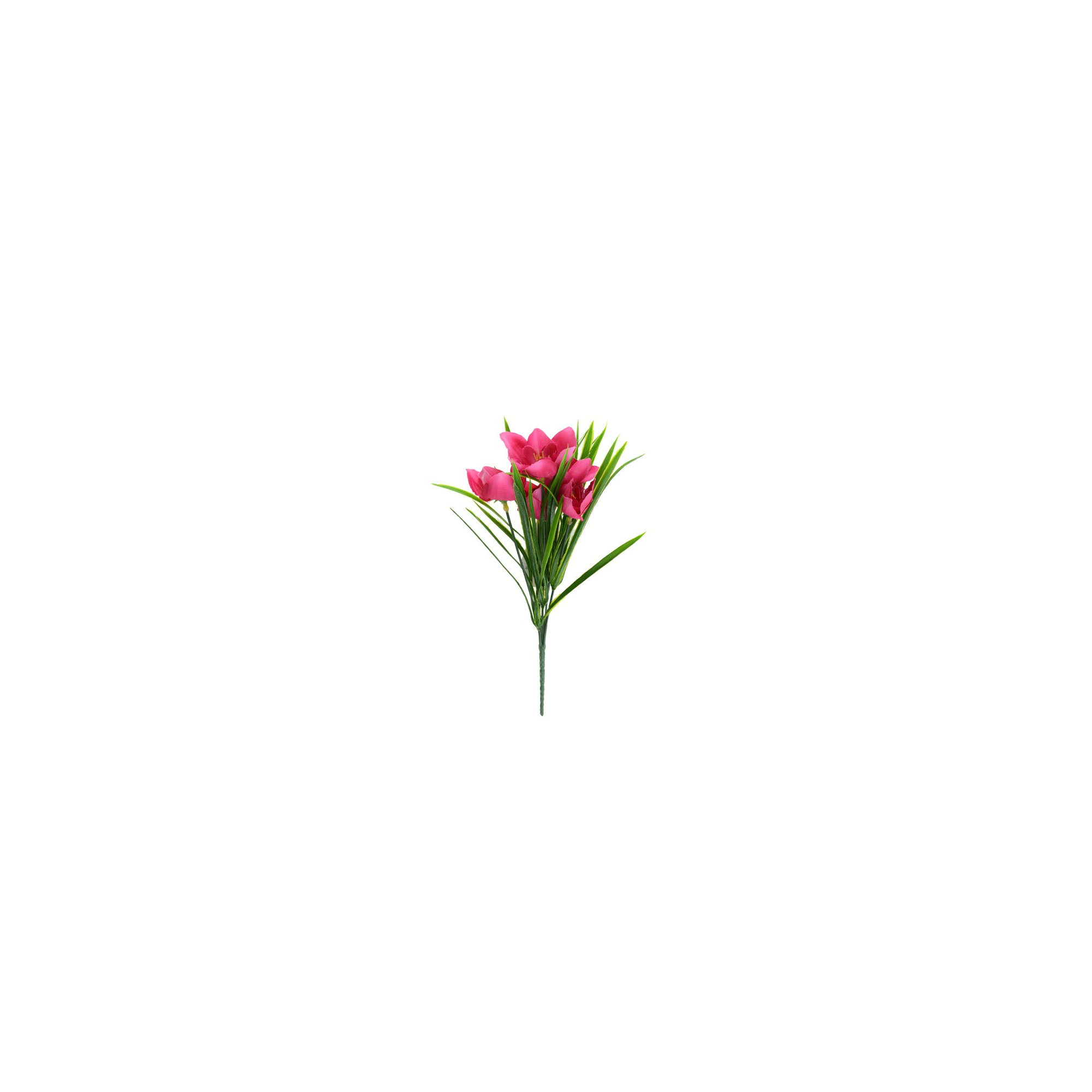 Selyemvirág nárciszcsokor 28 cm pink