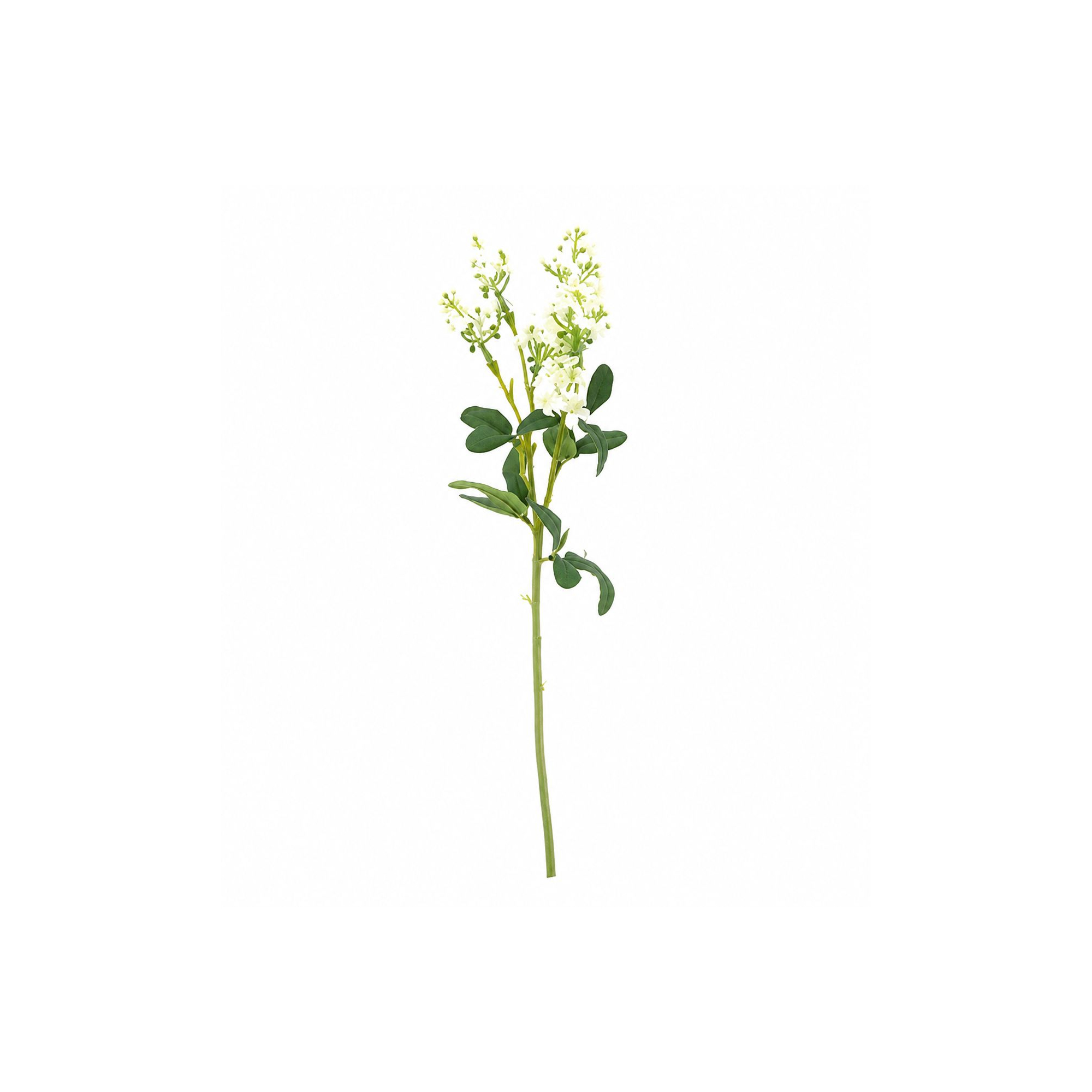 Selyemvirág orgonaág 46cm fehér
