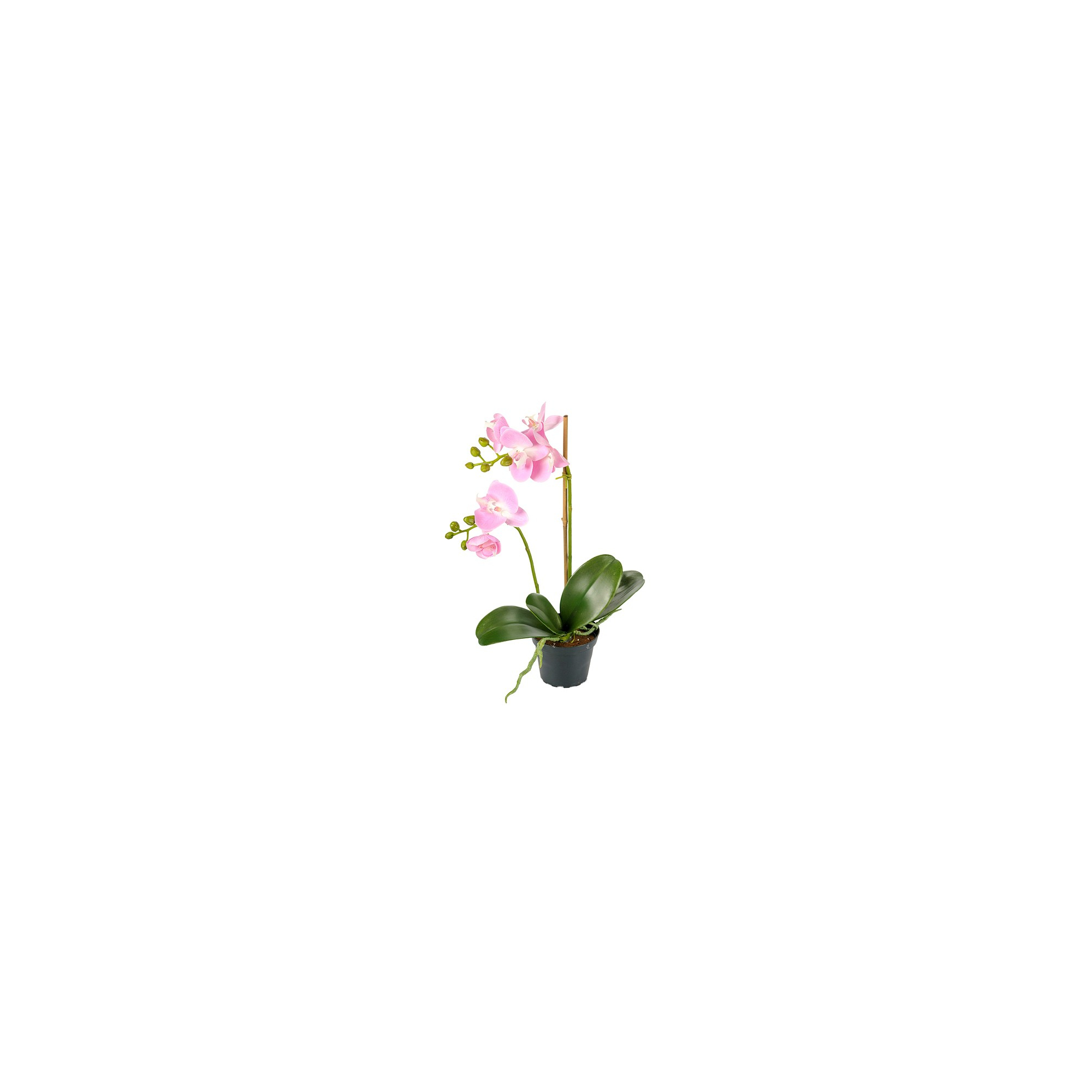 Selyemvirág Phalaenopsis cserépben 45cm rose