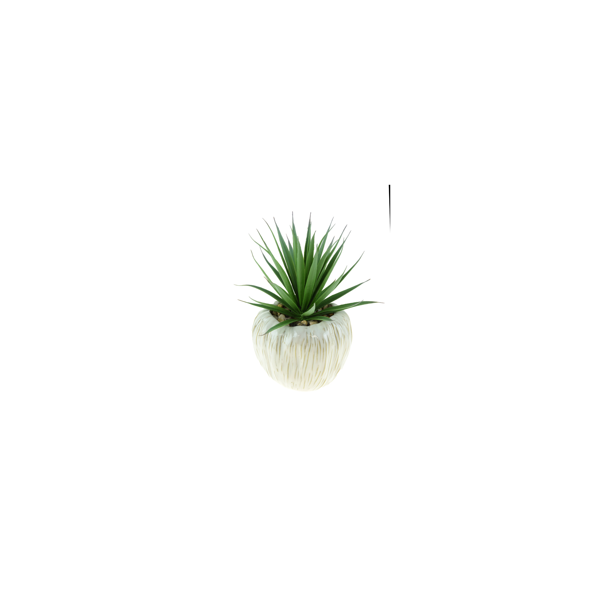 Selyemvirág pozsgás kaspóban 17*20cm zöld
