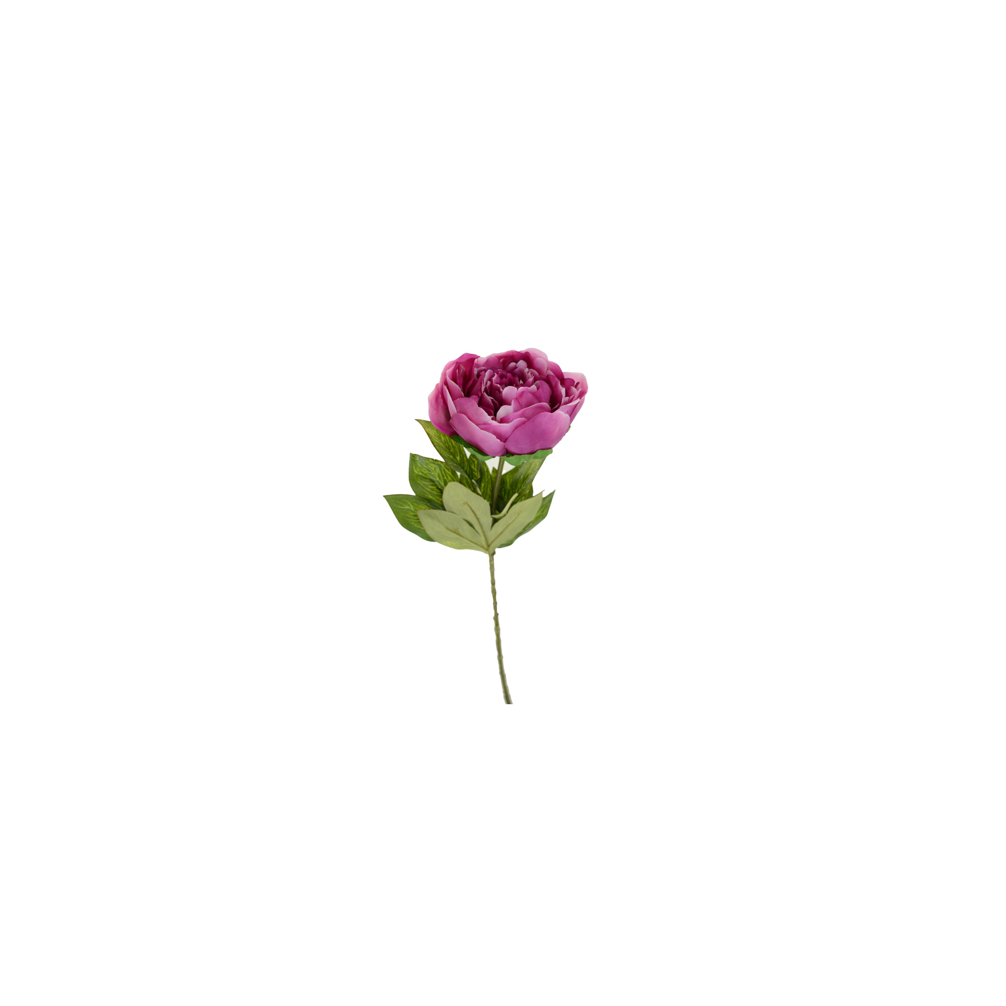 Selyemvirág pünkösdi rózsa 1 szálas 80CM rózsaszín