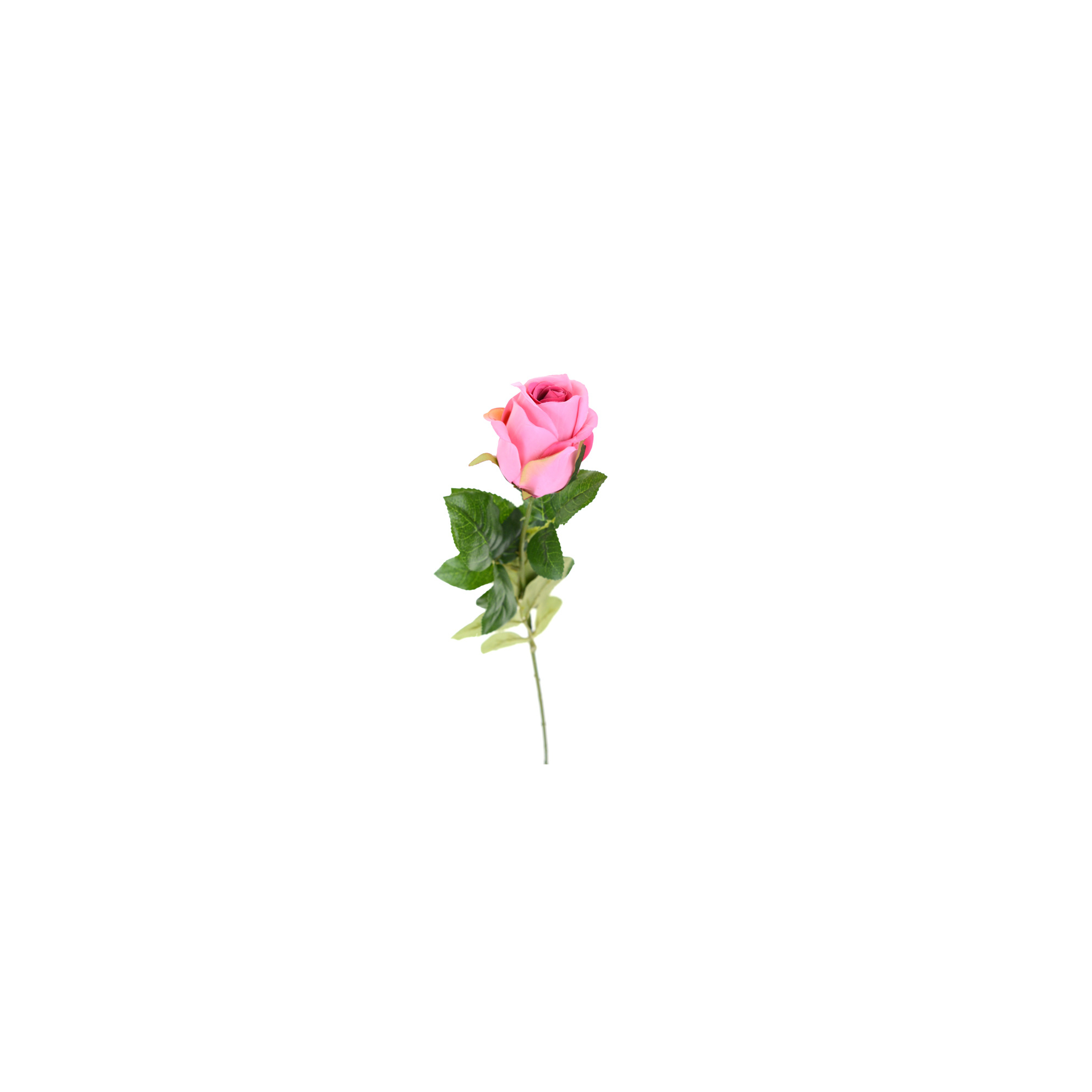 Selyemvirág rózsa 1szálas 76CM rózsaszín