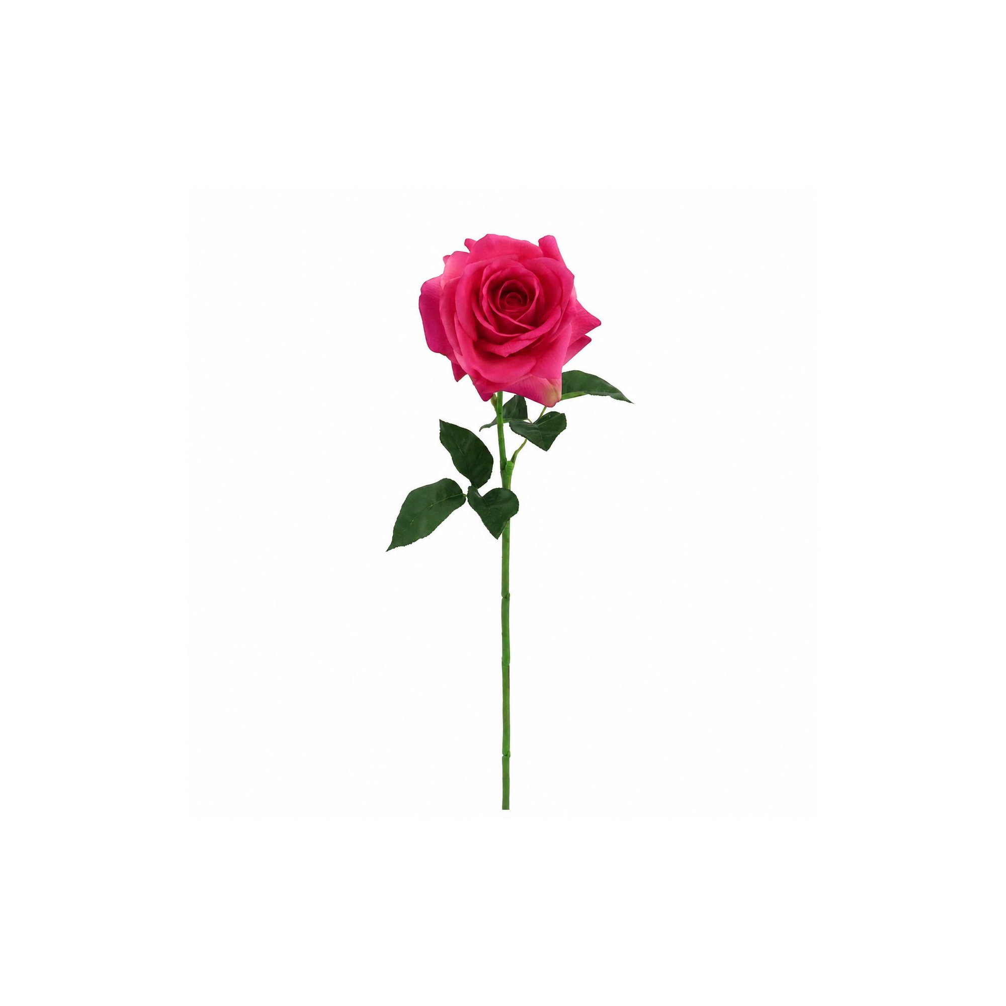 Selyemvirág rózsaszál 65cm pink