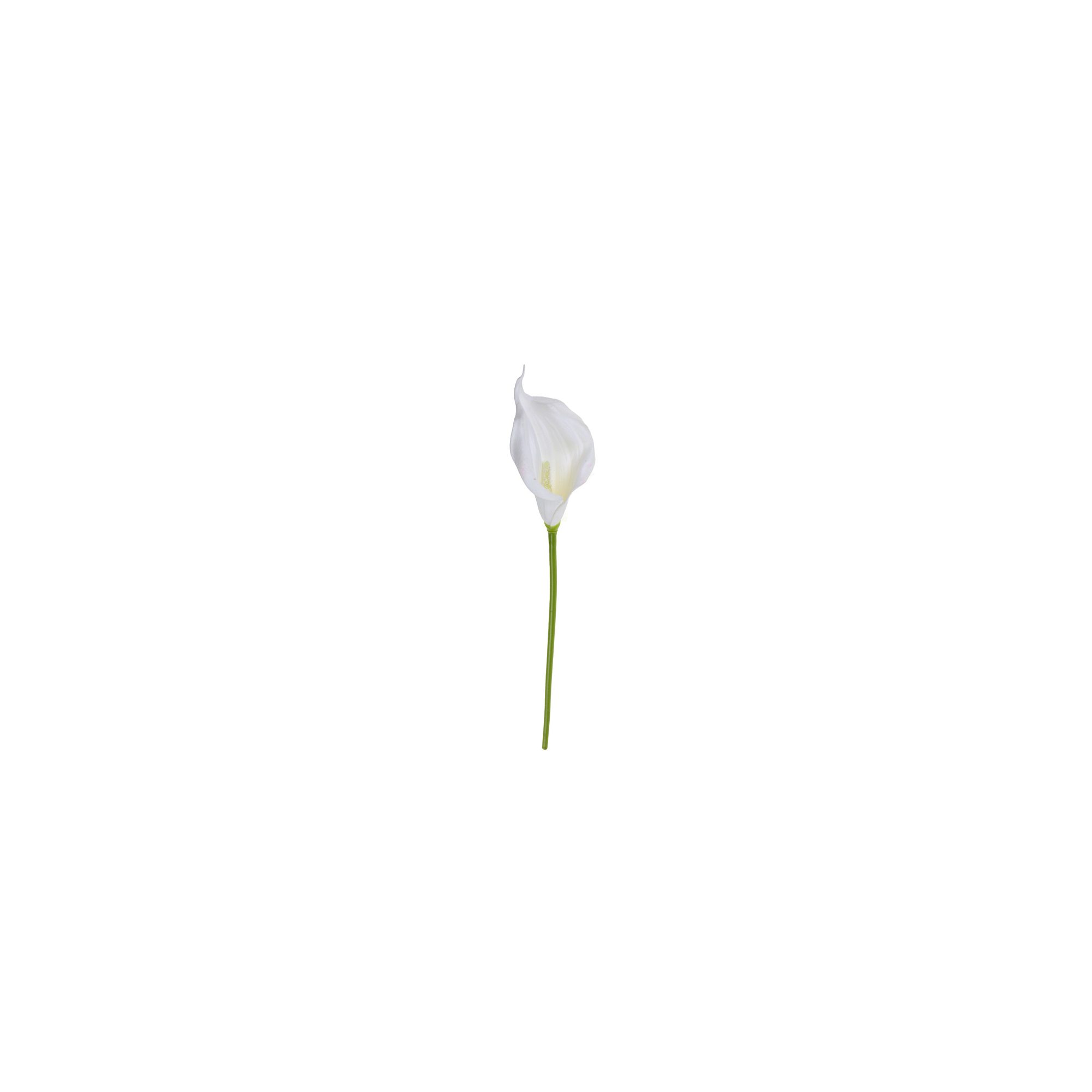 Selyemvirág kála szálas 33cm fehér