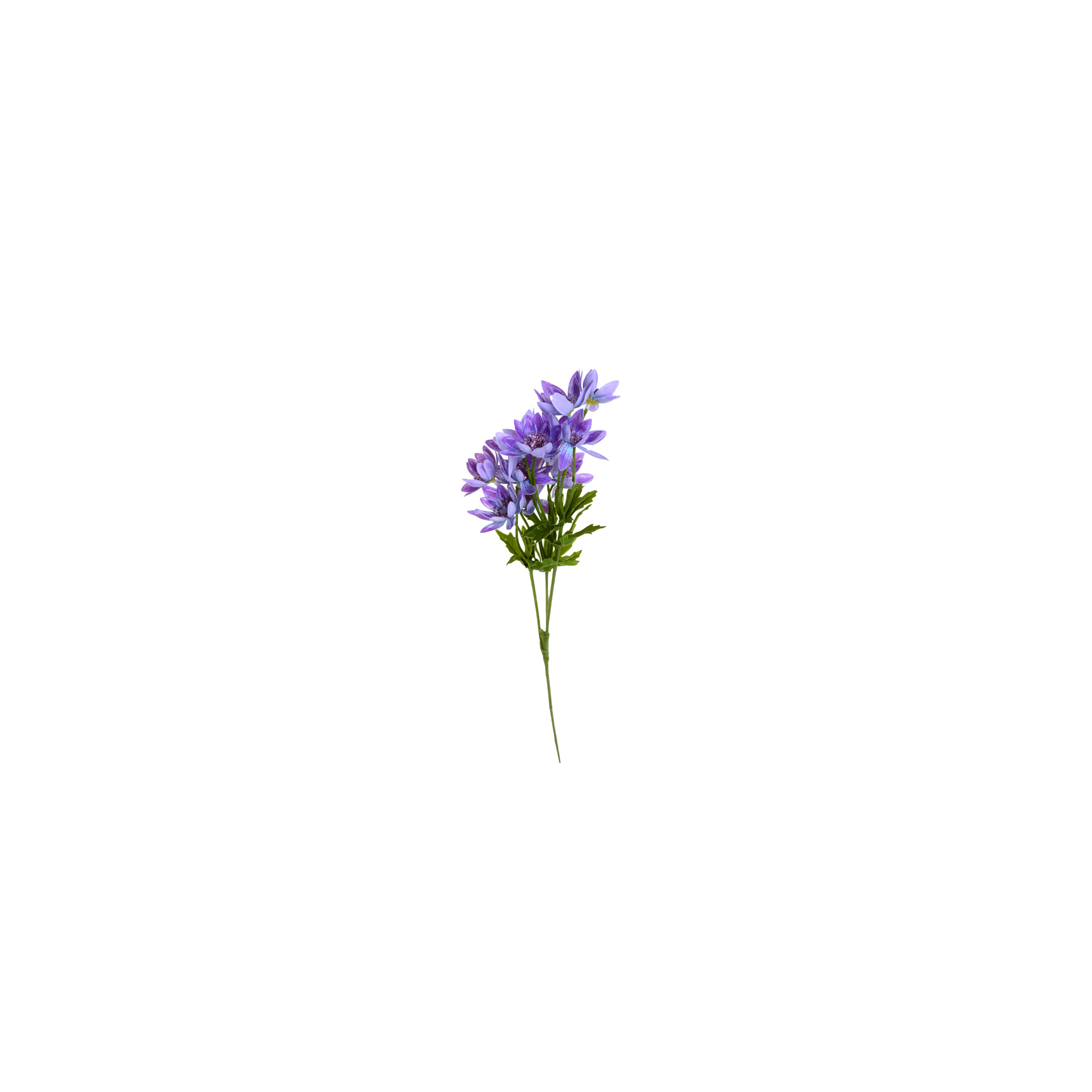 Selyemvirág kökörcsin szálas 66CM lila