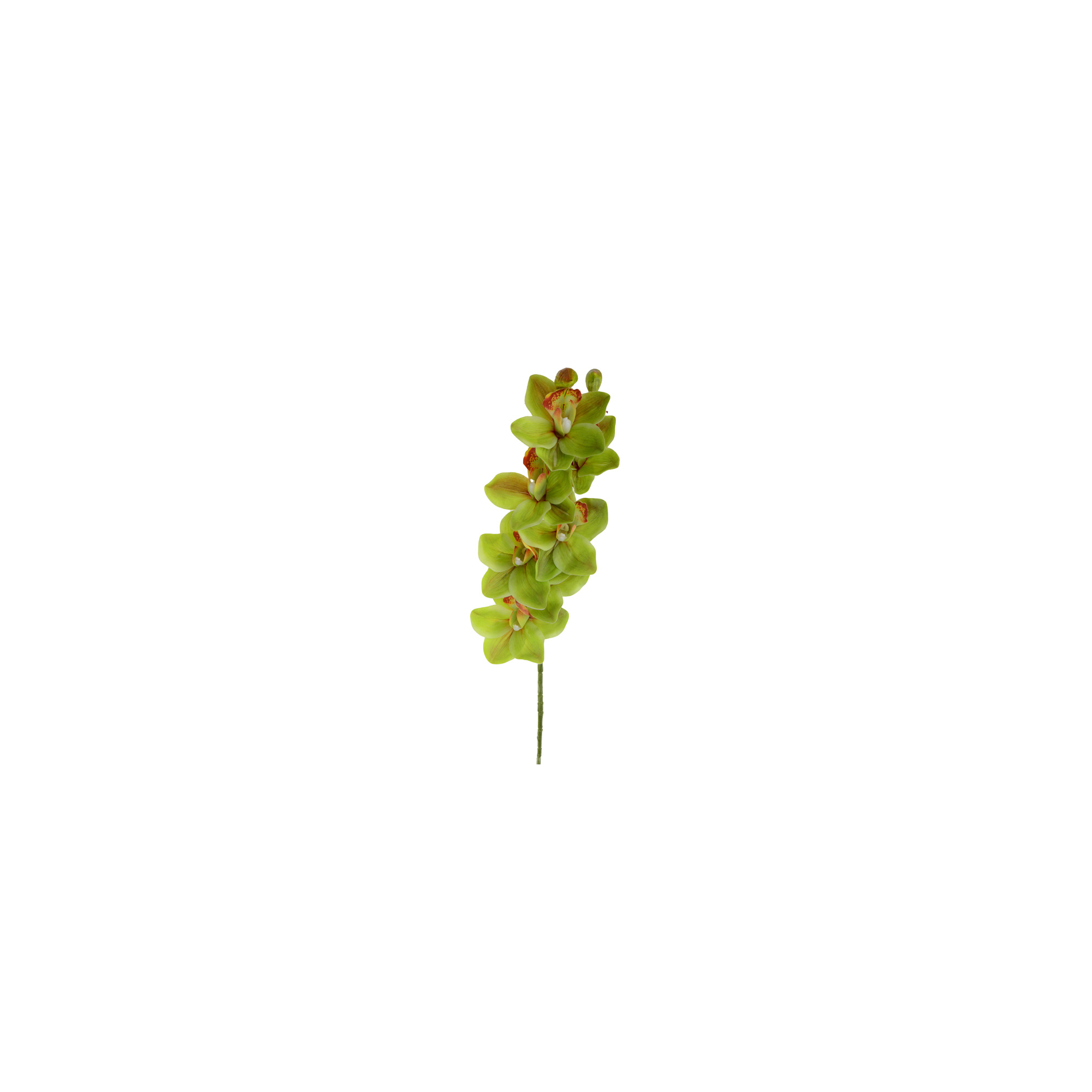 Selyemvirág orchidea szálas 77cm zöld
