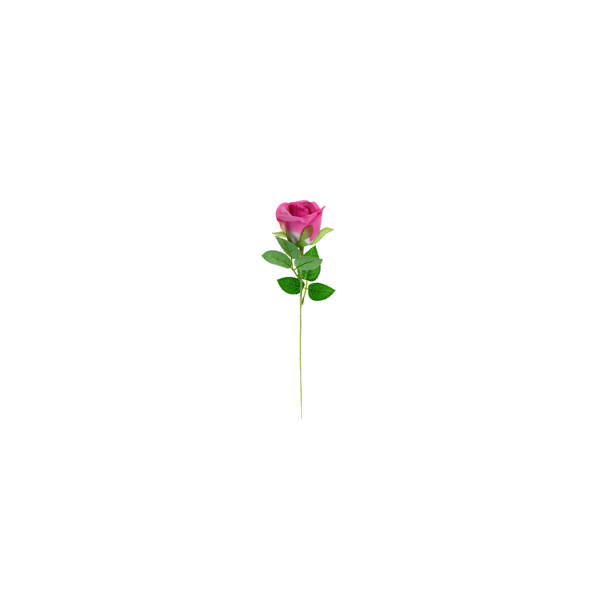 Selyemvirág rózsa szálas 52CM pink
