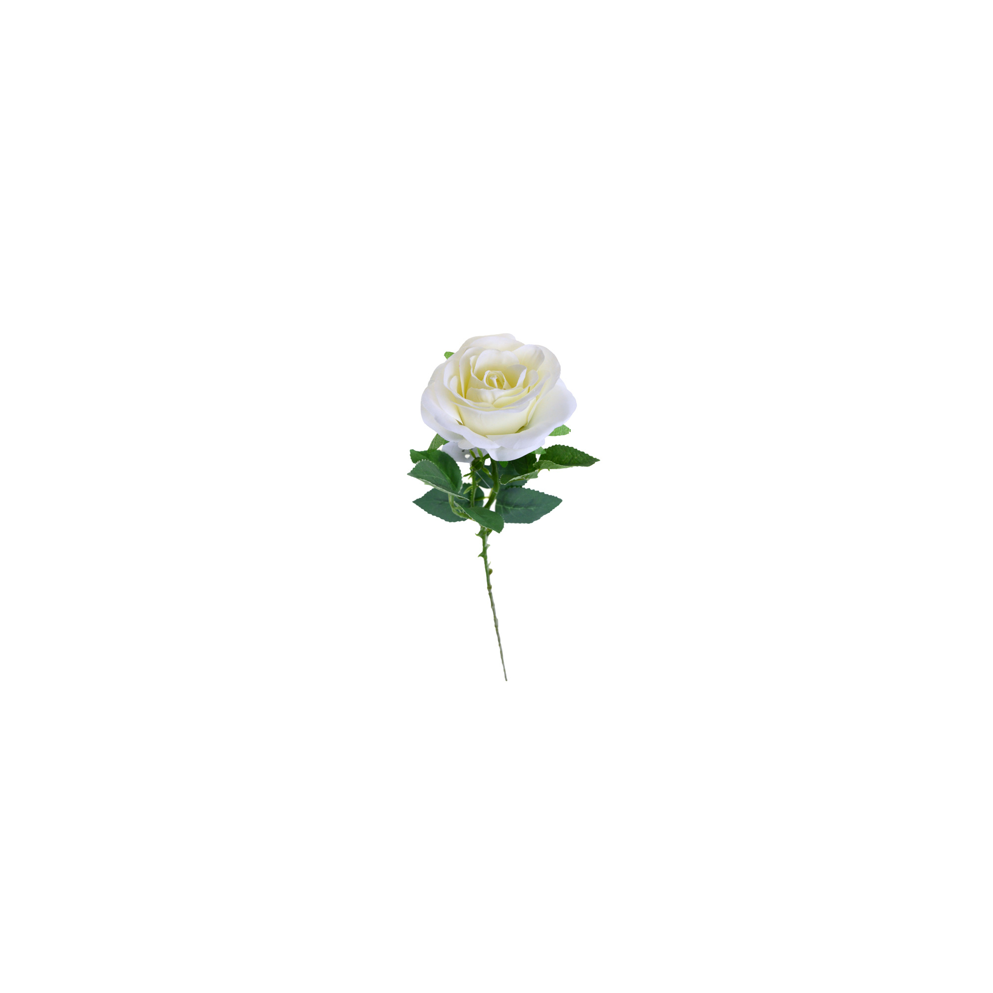 Selyemvirág rózsa szálas 56cm fehér