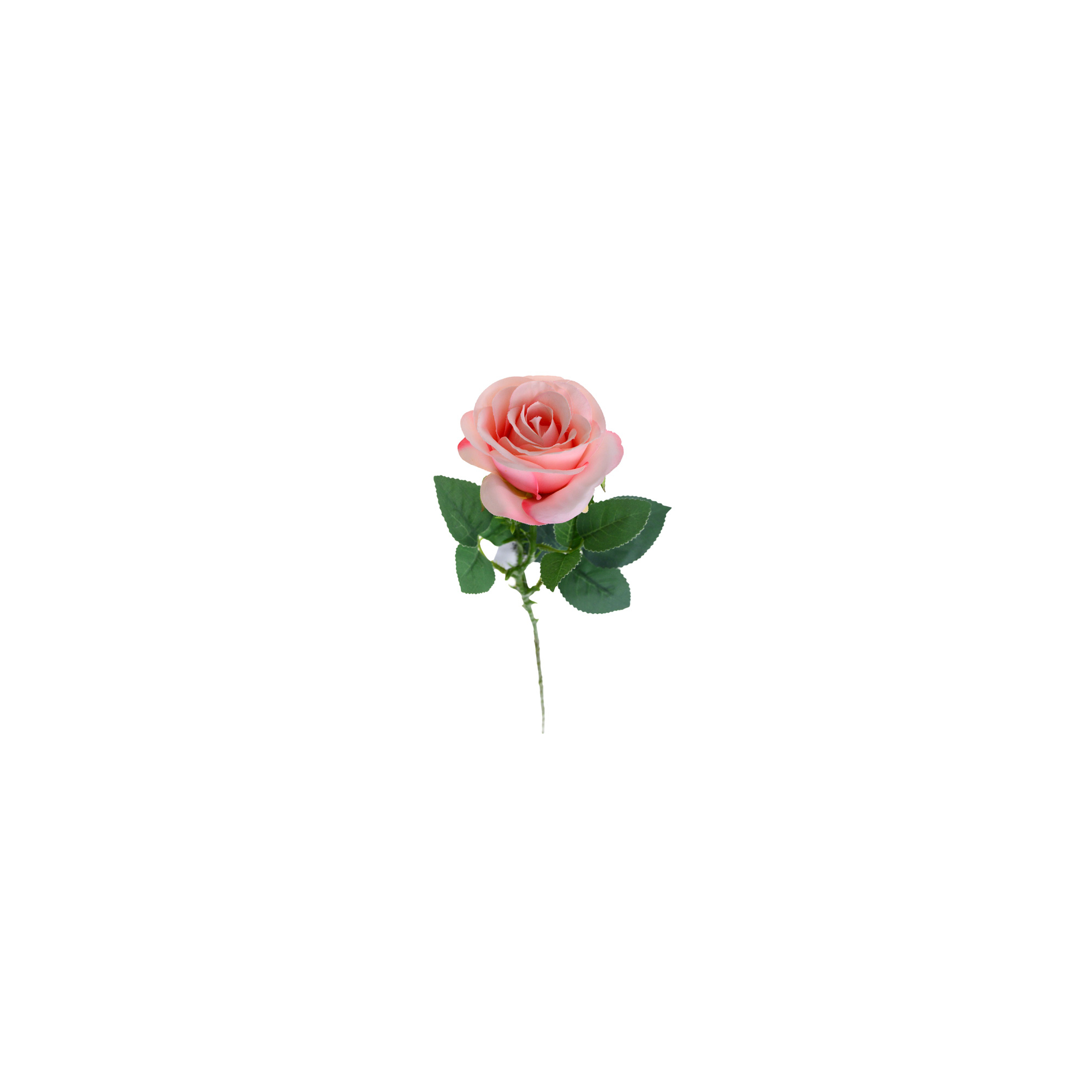 Selyemvirág rózsa szálas 56cm rózsaszín