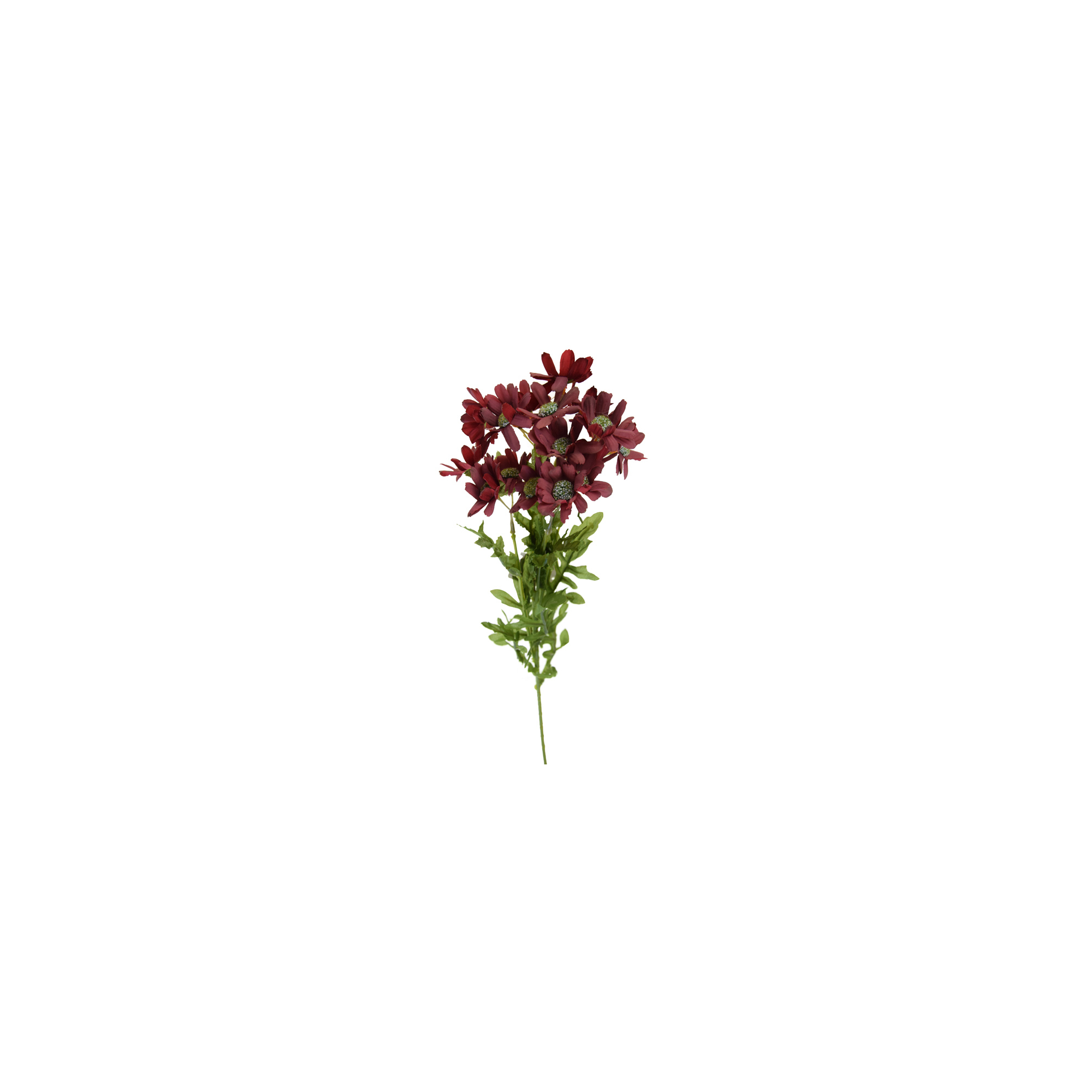 Selyemvirág krizantém 53cm piros
