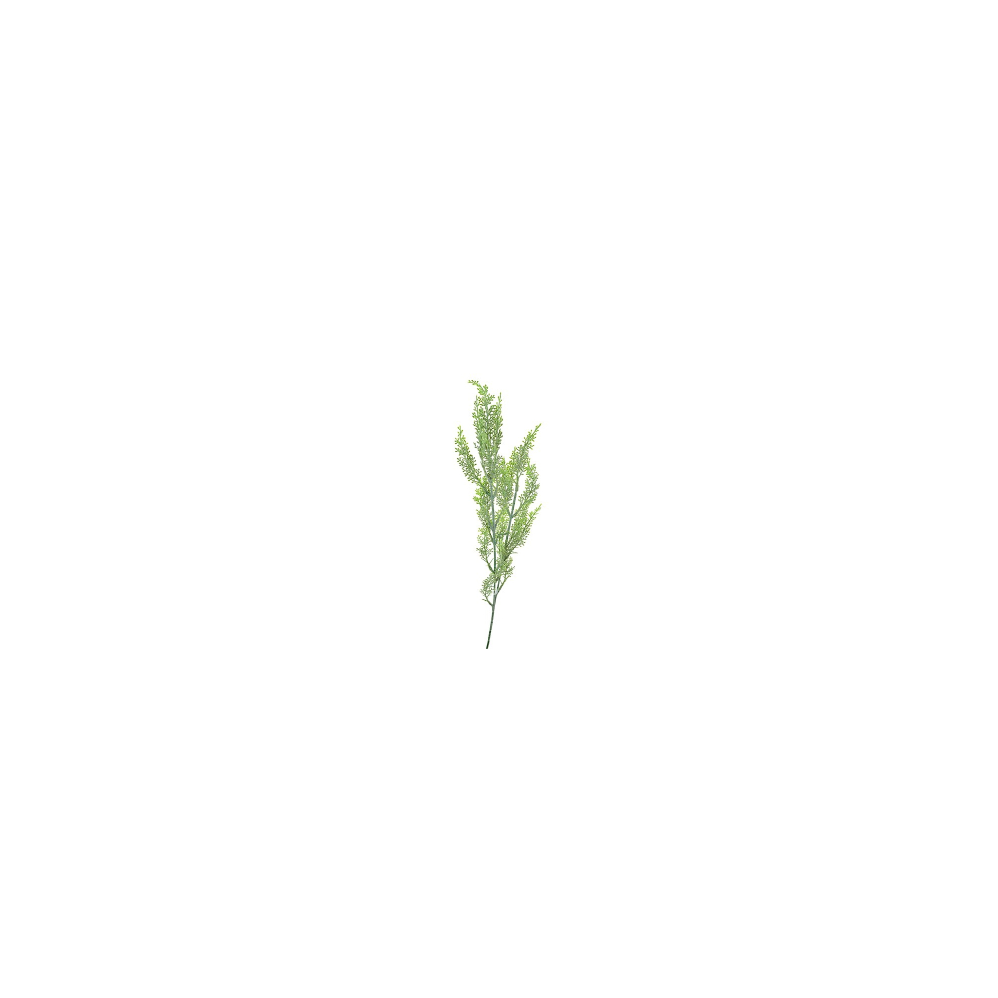 Selyemvirág thuja ág 70cm zöld