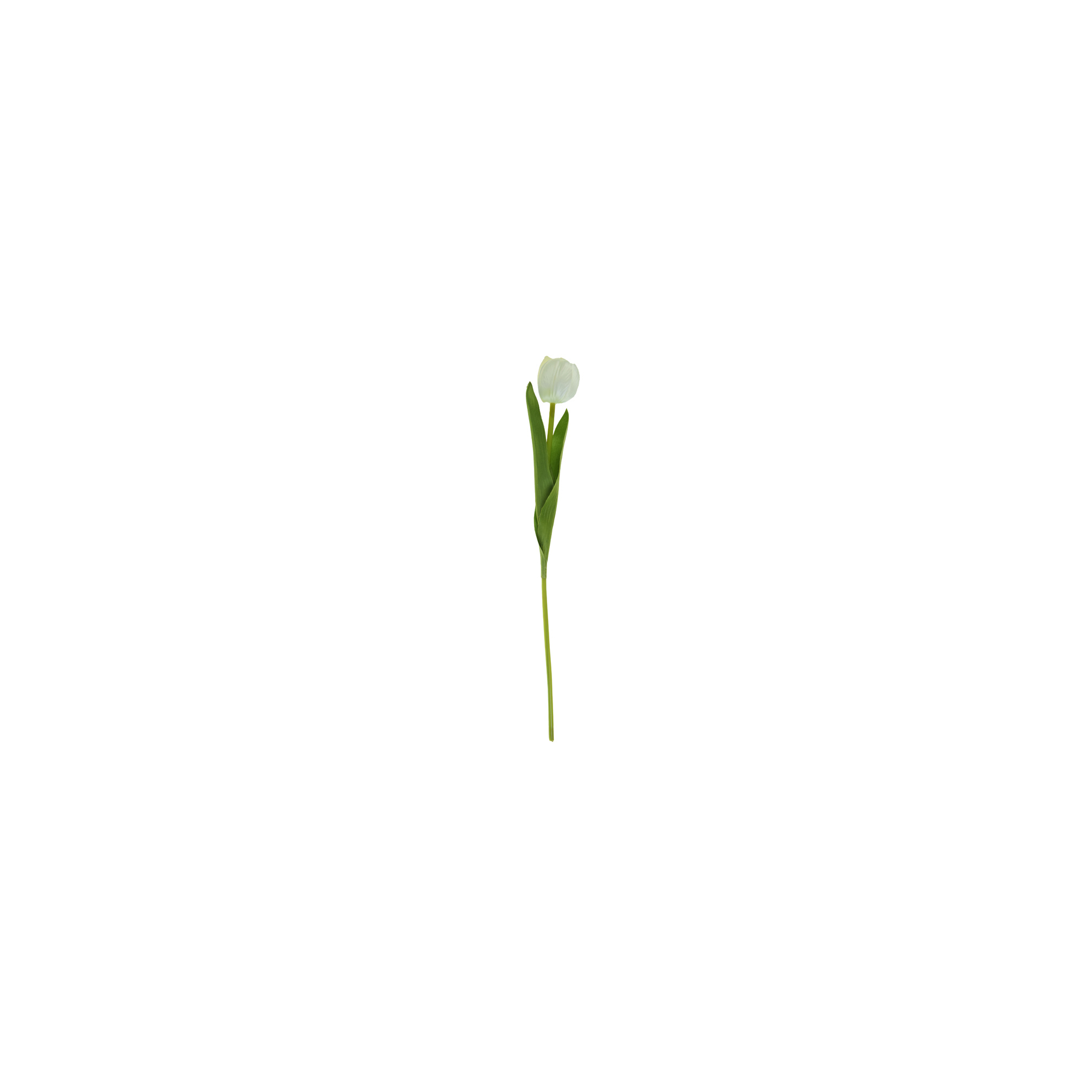 Selyemvirág tulipán 40cm fehér