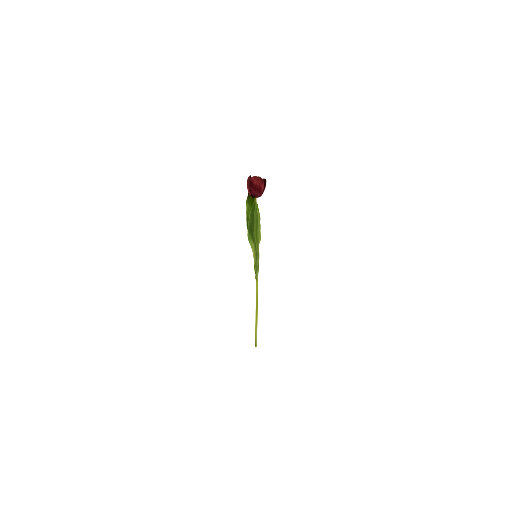 Selyemvirág tulipán 40cm piros