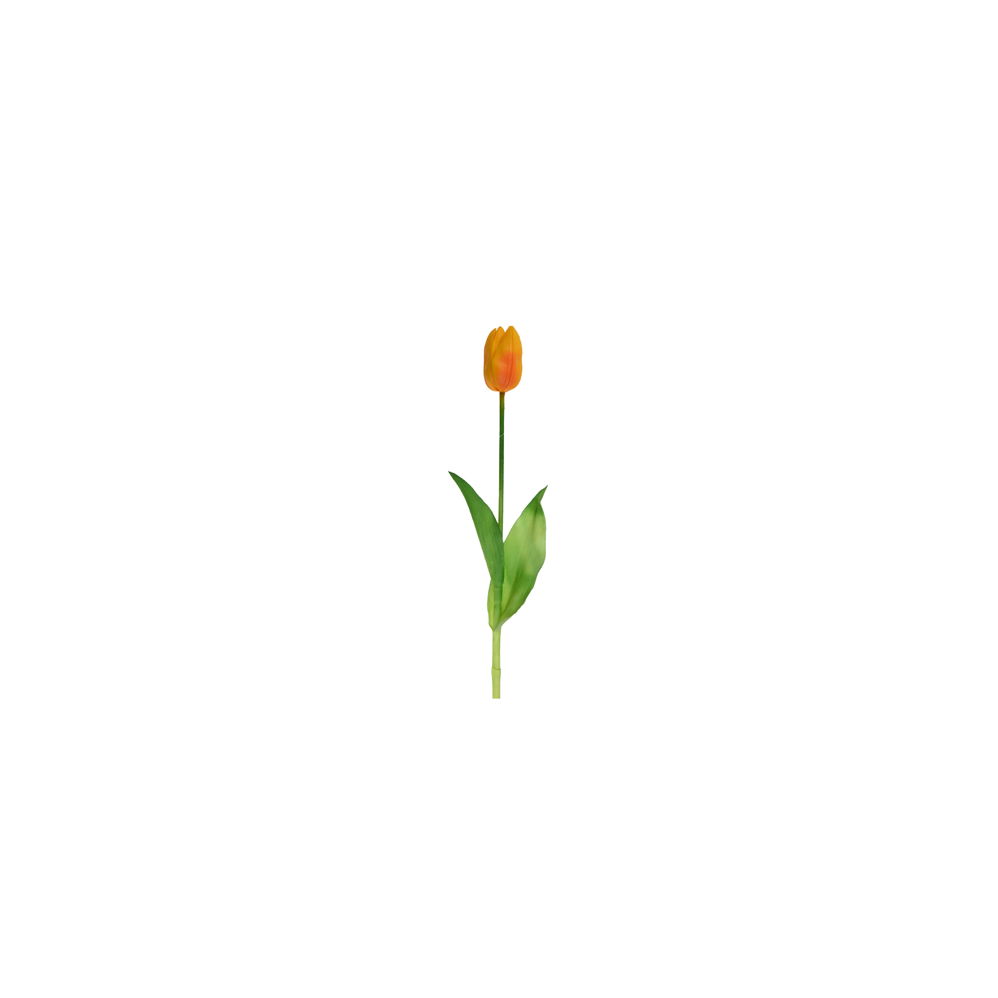 Selyemvirág tulipán 42cm narancs