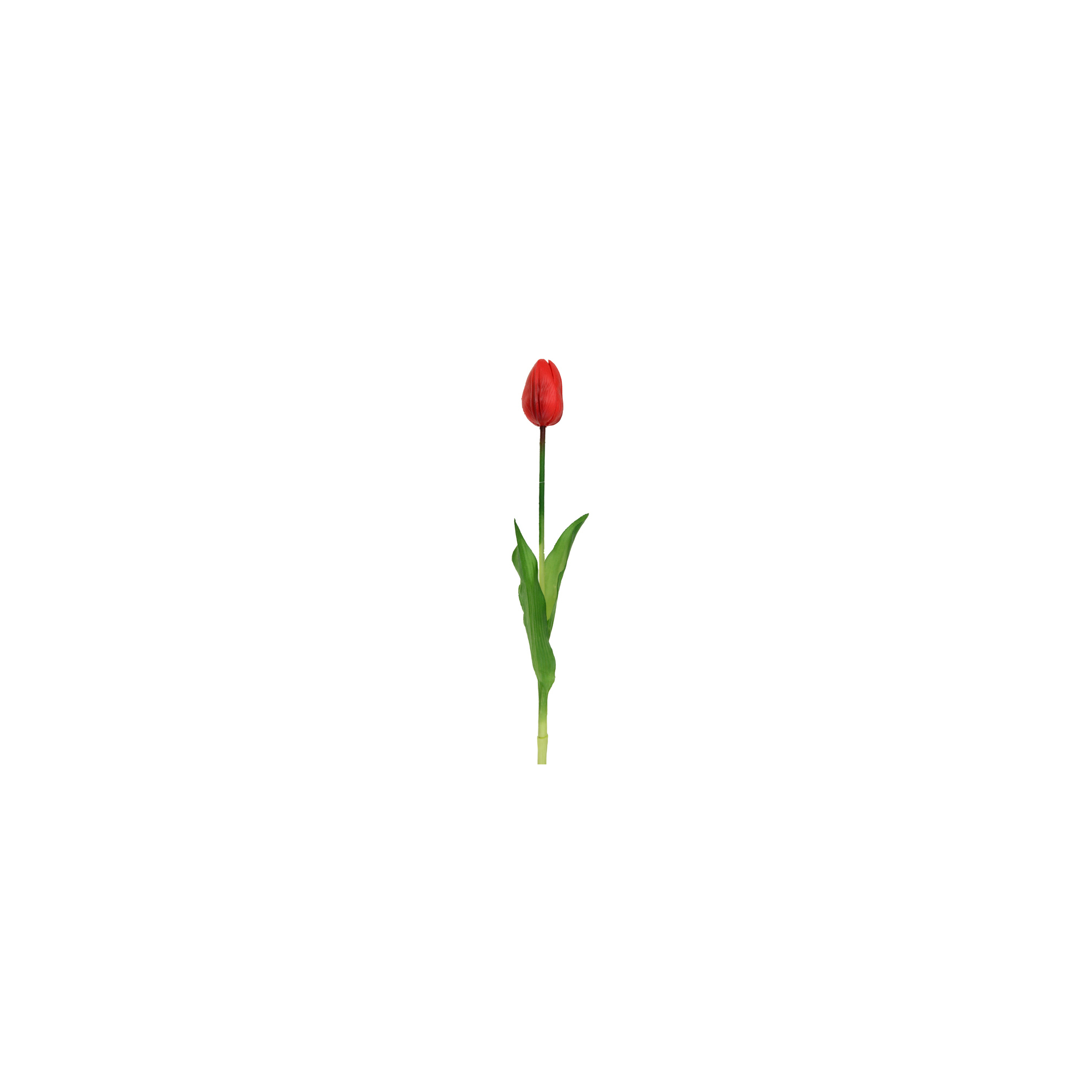 Selyemvirág tulipán 42cm piros