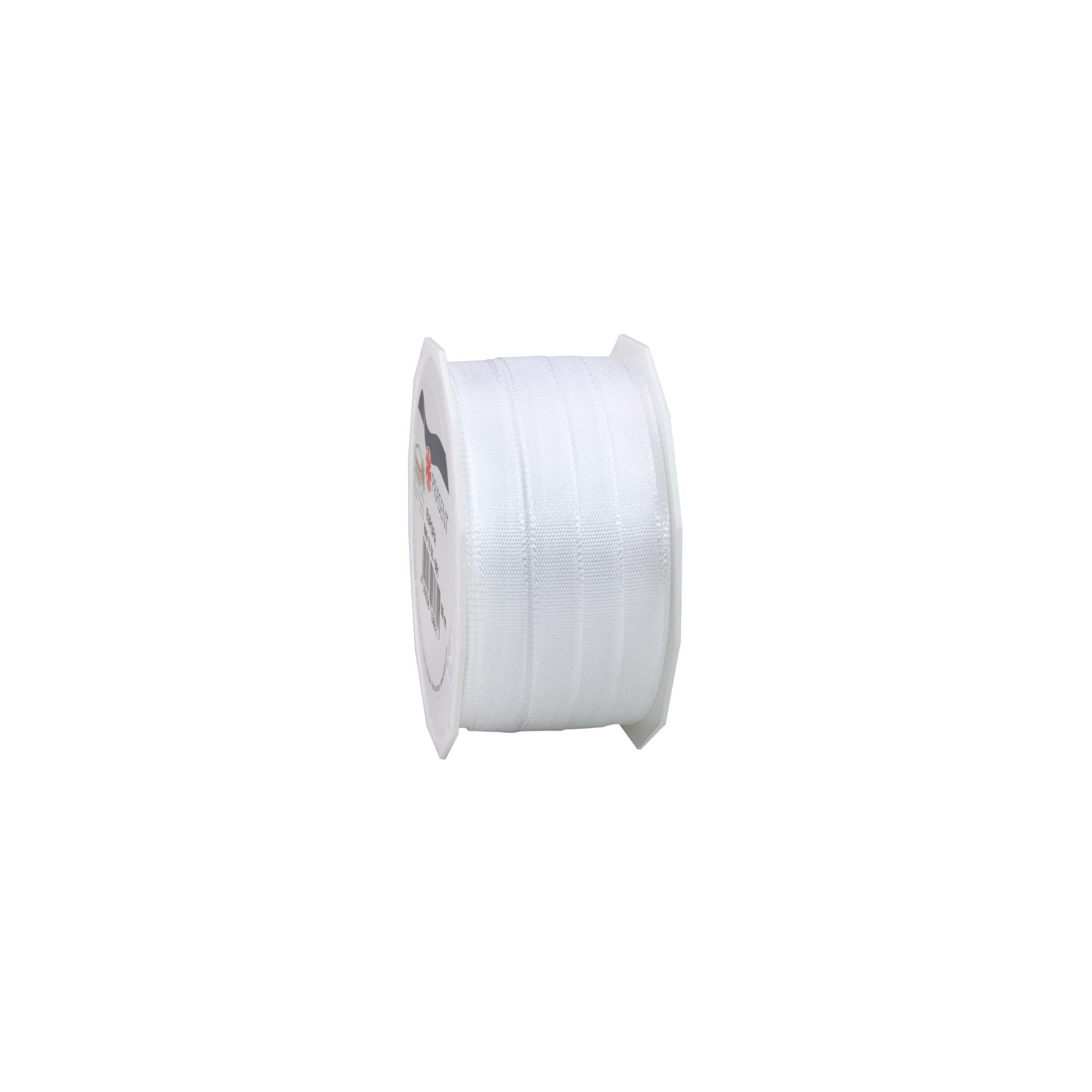 Szalag textil 10mm-50 m EUROPA fehér
