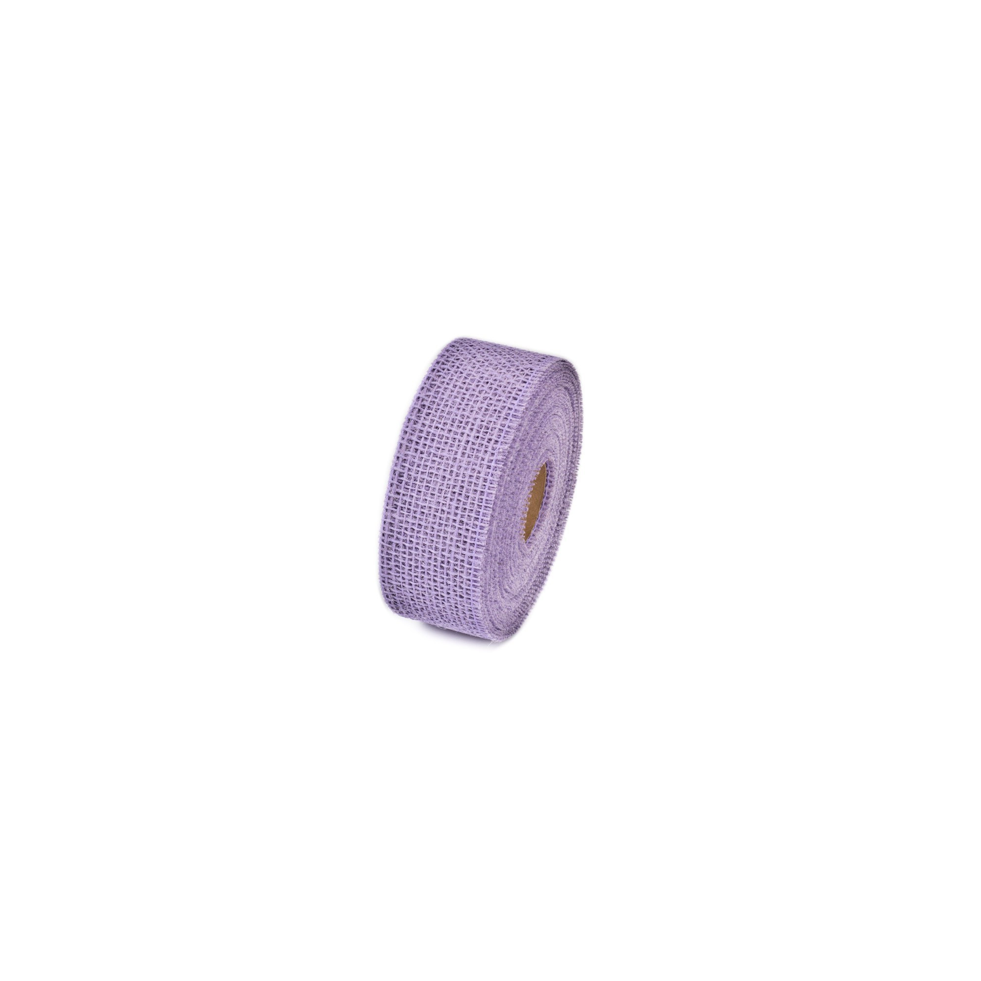 Szalag juta hálós 5cm*10cm lila