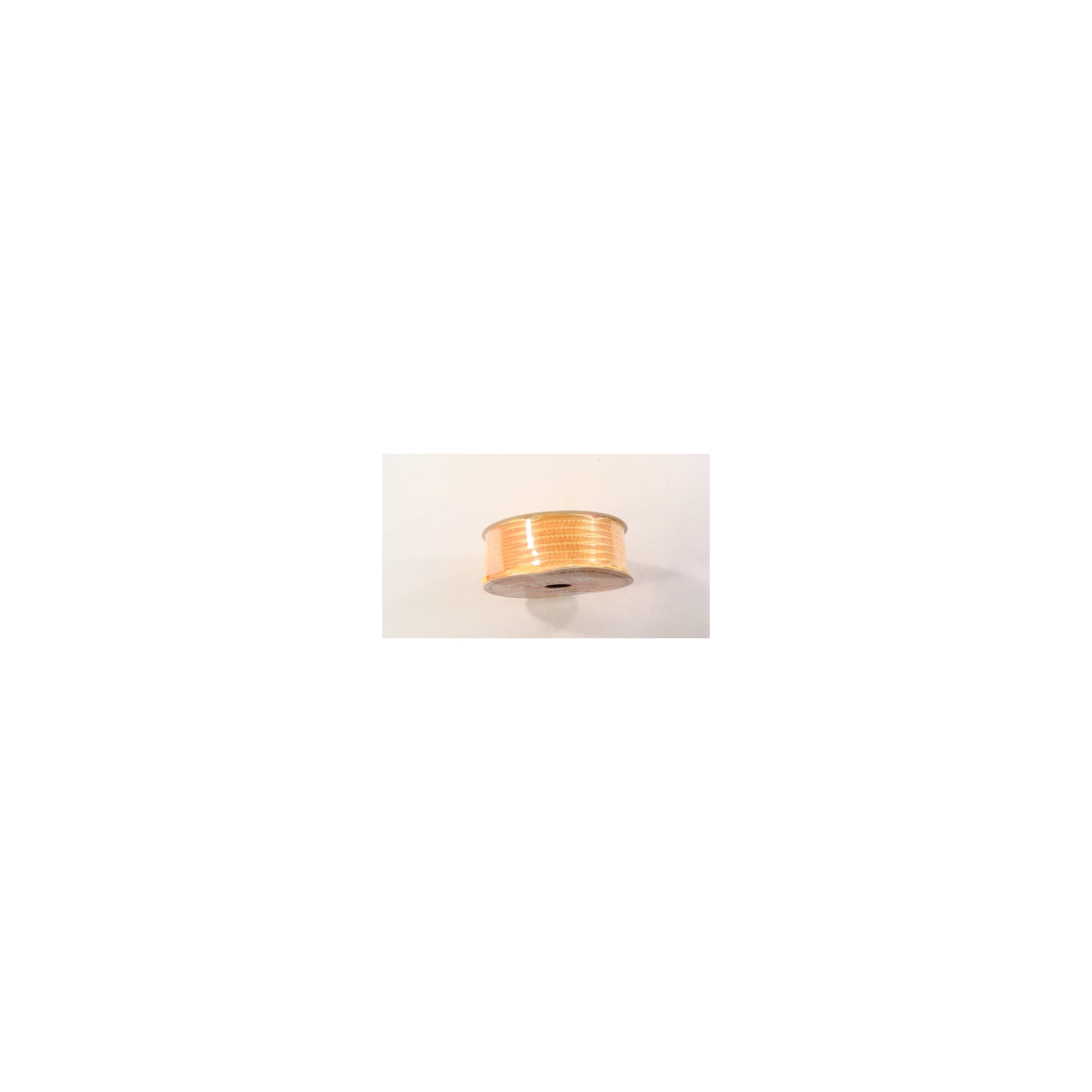 Szalag organza csíkos 4cm*10M narancs/sárga