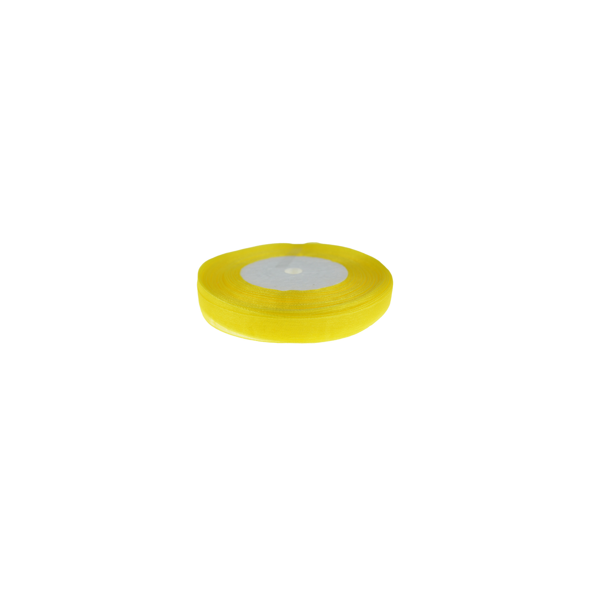 Szalag organza 1,3cm*50y sárga