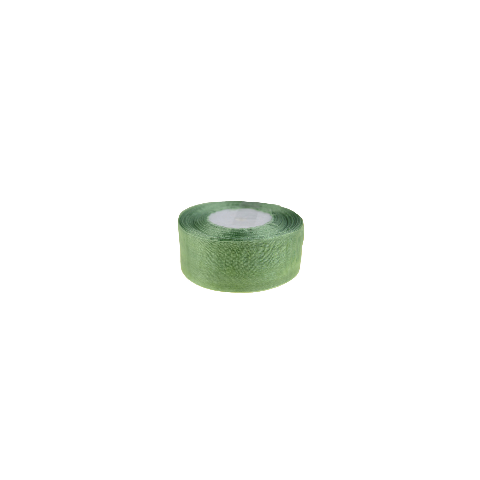 Szalag organza 3,8cm*50y oliva zöld