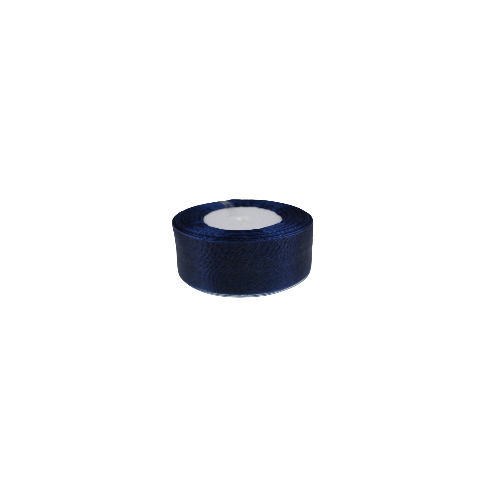 Szalag organza 3,8cm*50y sötét kék