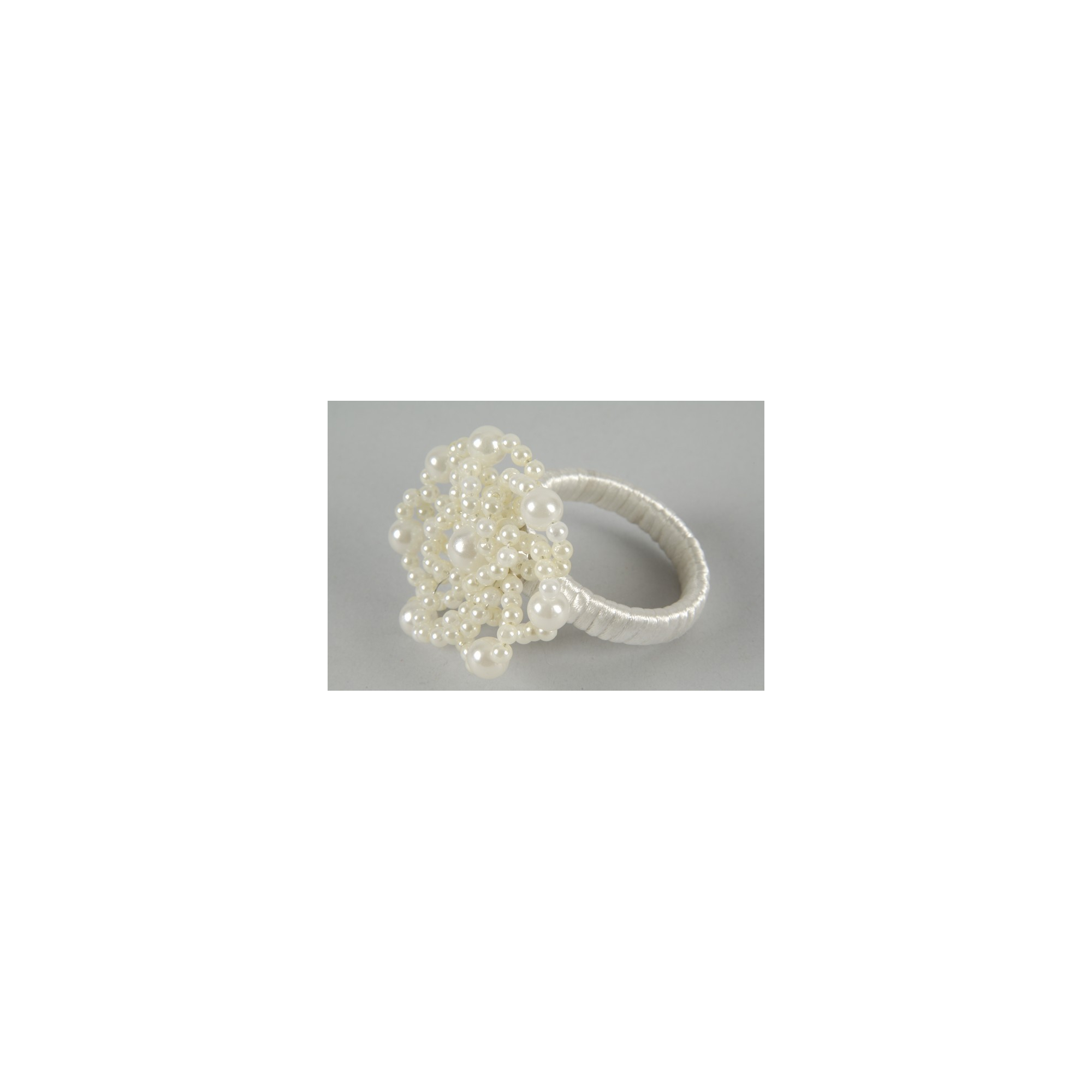 Szalvétagyűrű gyöngyös 4,5cm