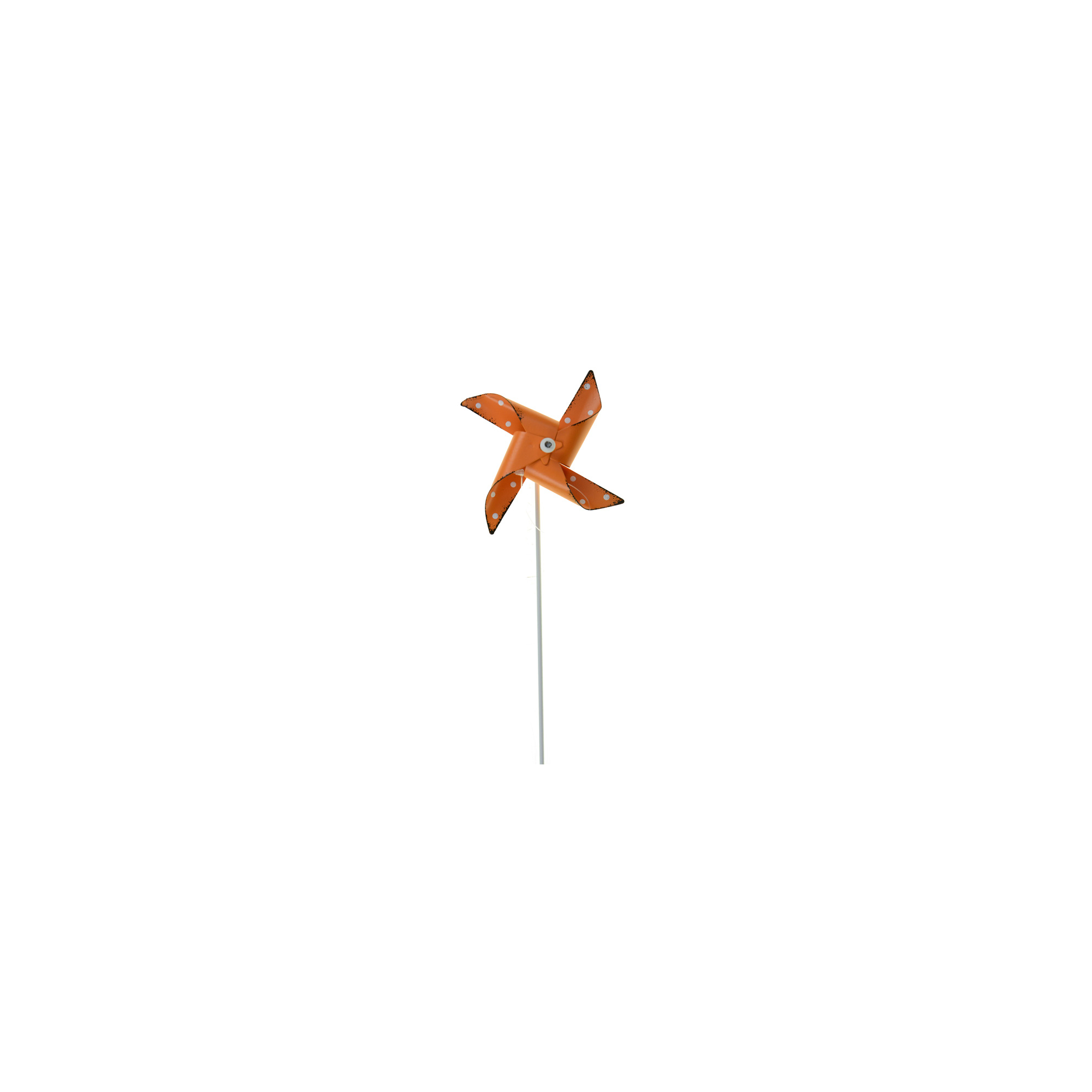 Szélforgó fém 8*42.5*4CM narancs