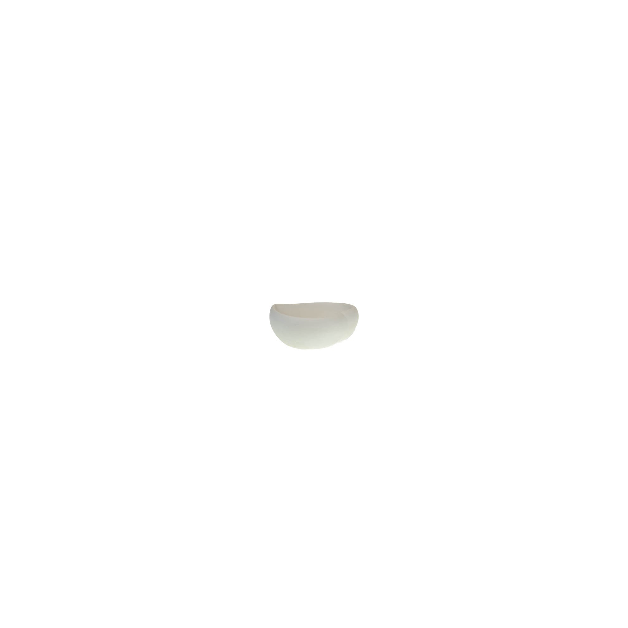 Szív gipsz 17,5cm fehér