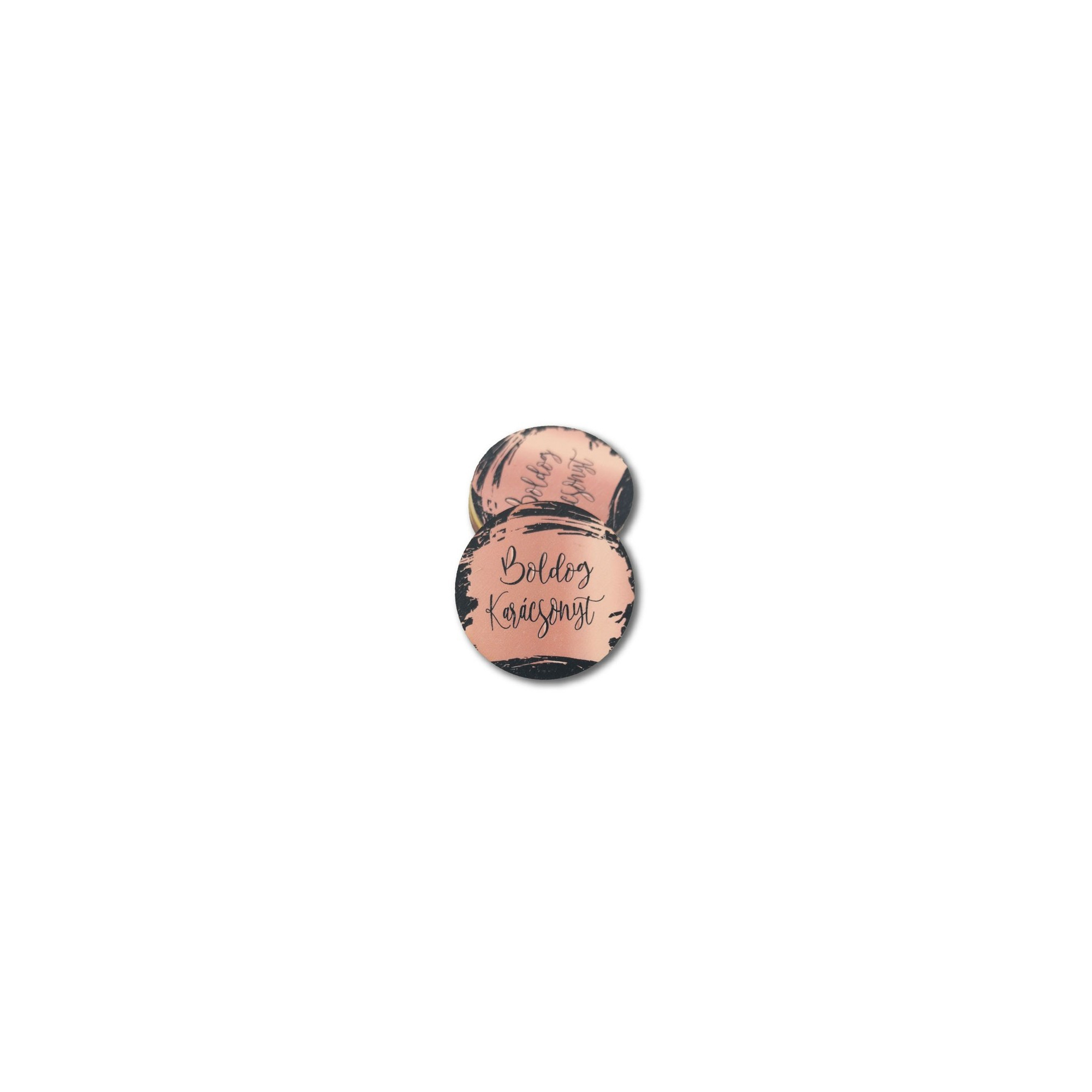 TÁBLA fa ROSE GOLD D5 KARÁCSONY FEKETE LV