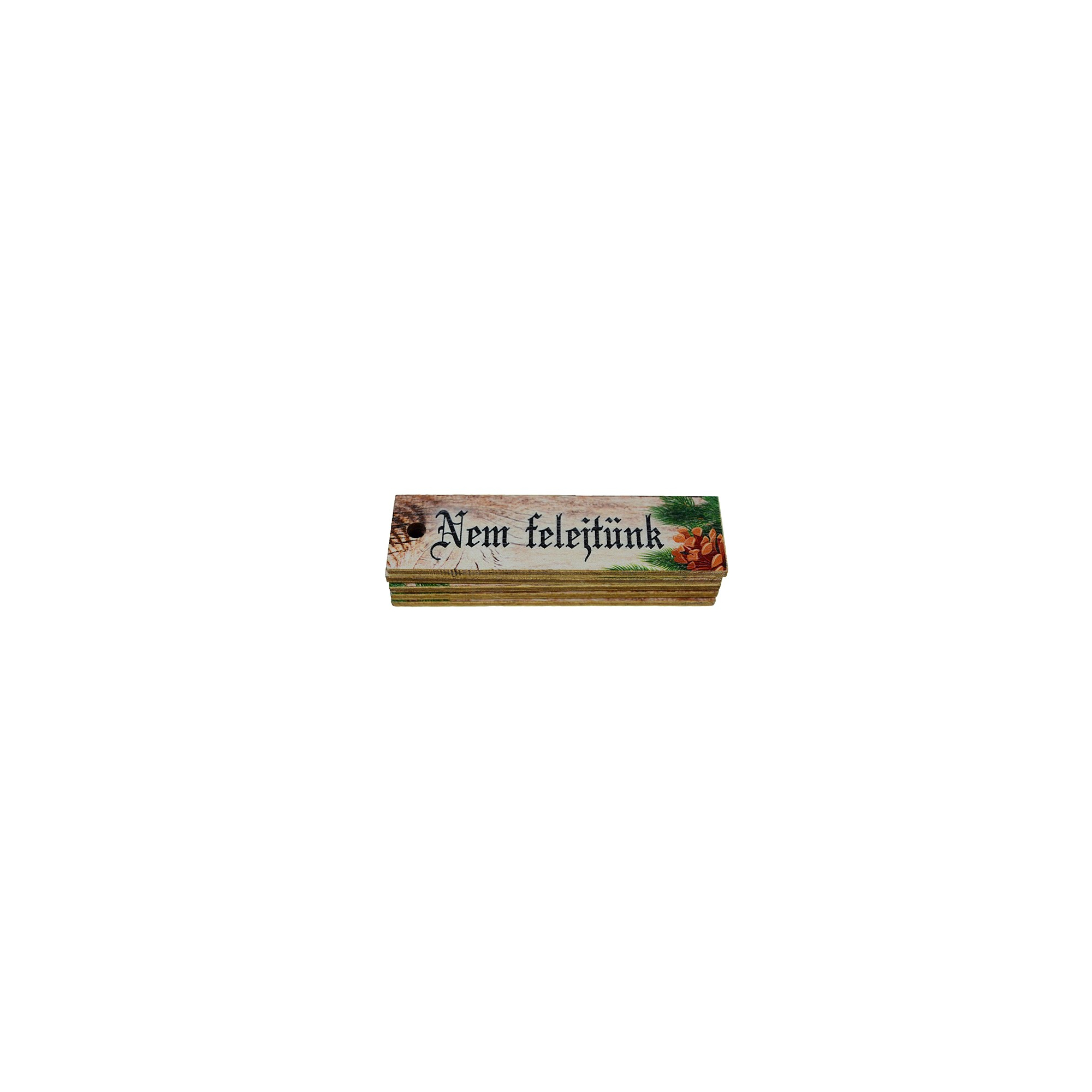 TÁBLA FURATOLT BILÉTA TOBOZOS 2*7,5 cm LV