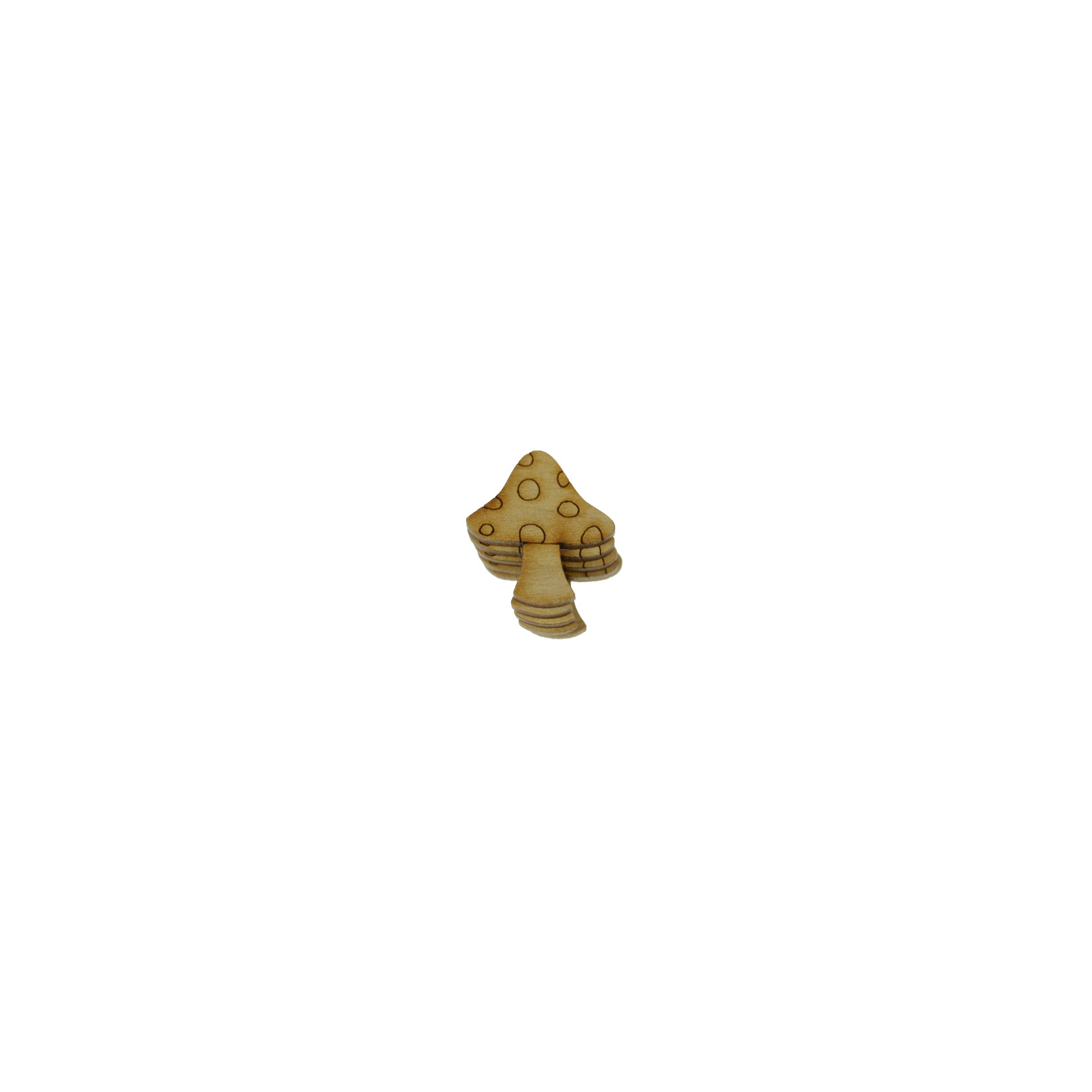 TÁBLA Gomba 3*2,8 cm LV