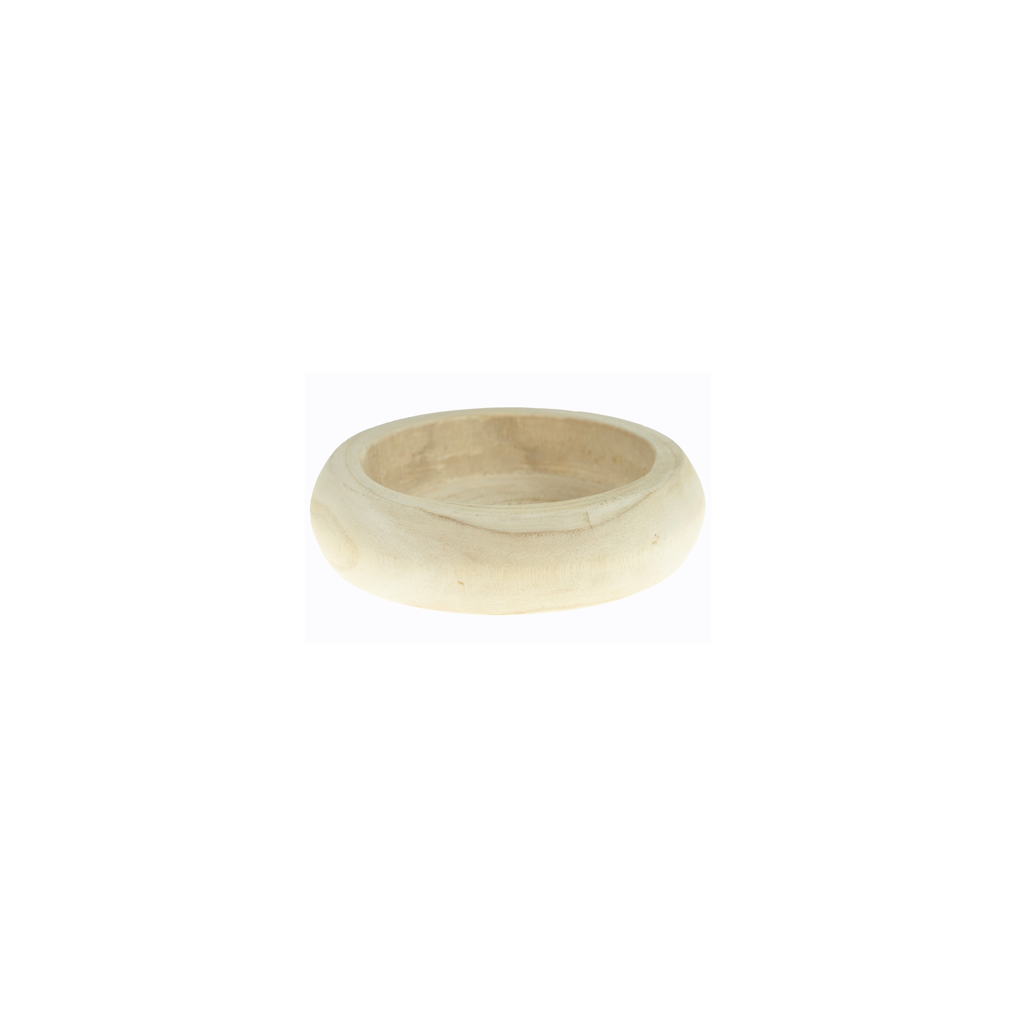 Tál fa kerek 20*20*5cm natúr