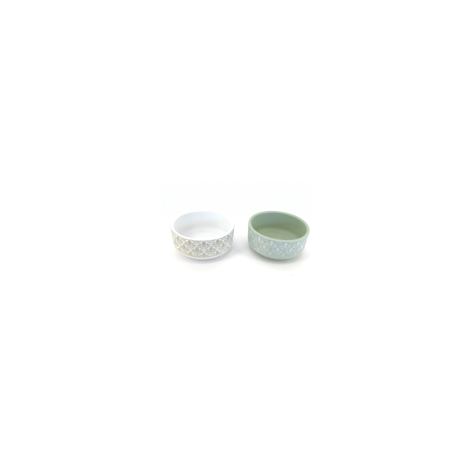 Tál kerámia stilizált liliommal D20,5XH9CM több szín