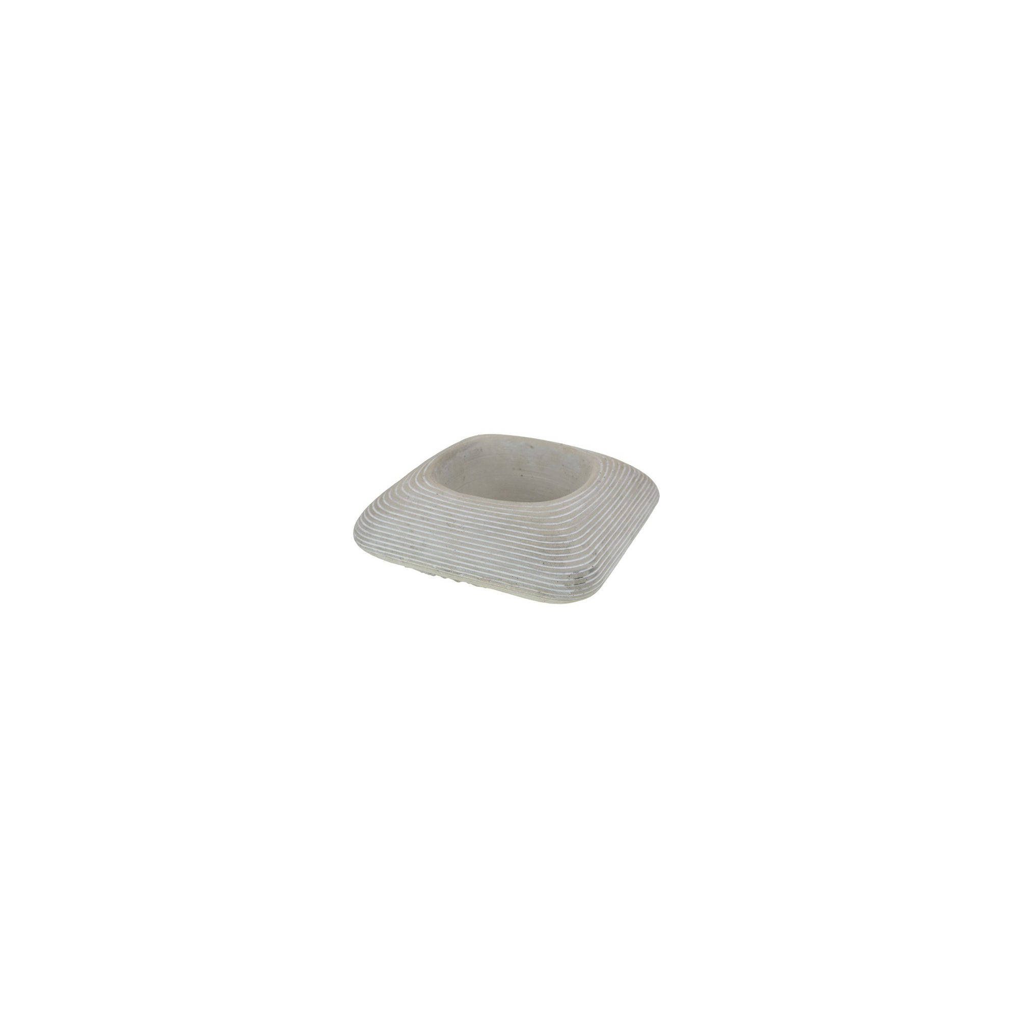 Tál kő szögletes 16*6,5cm szürke