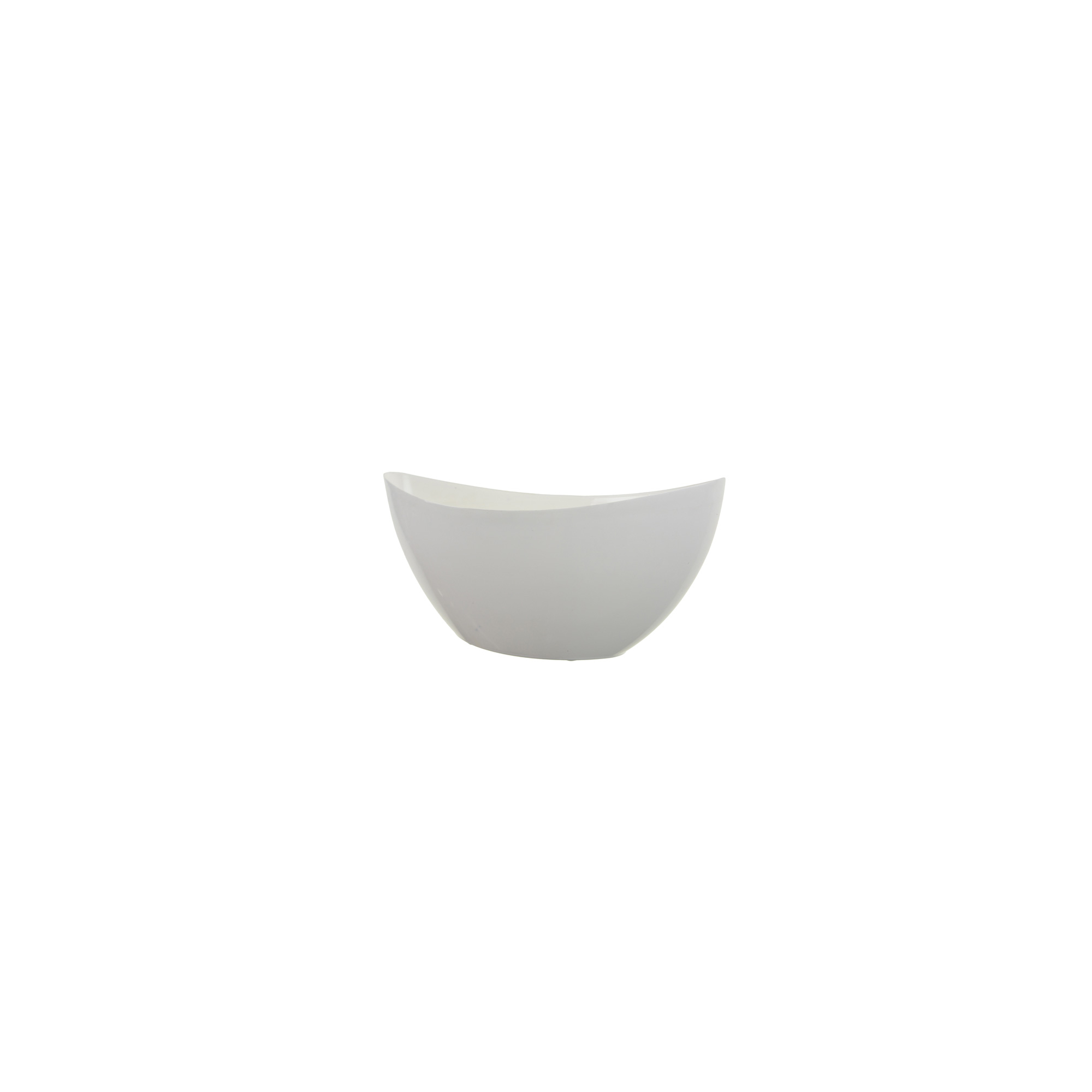 Tál plasztik 30cm csónak forma fehér