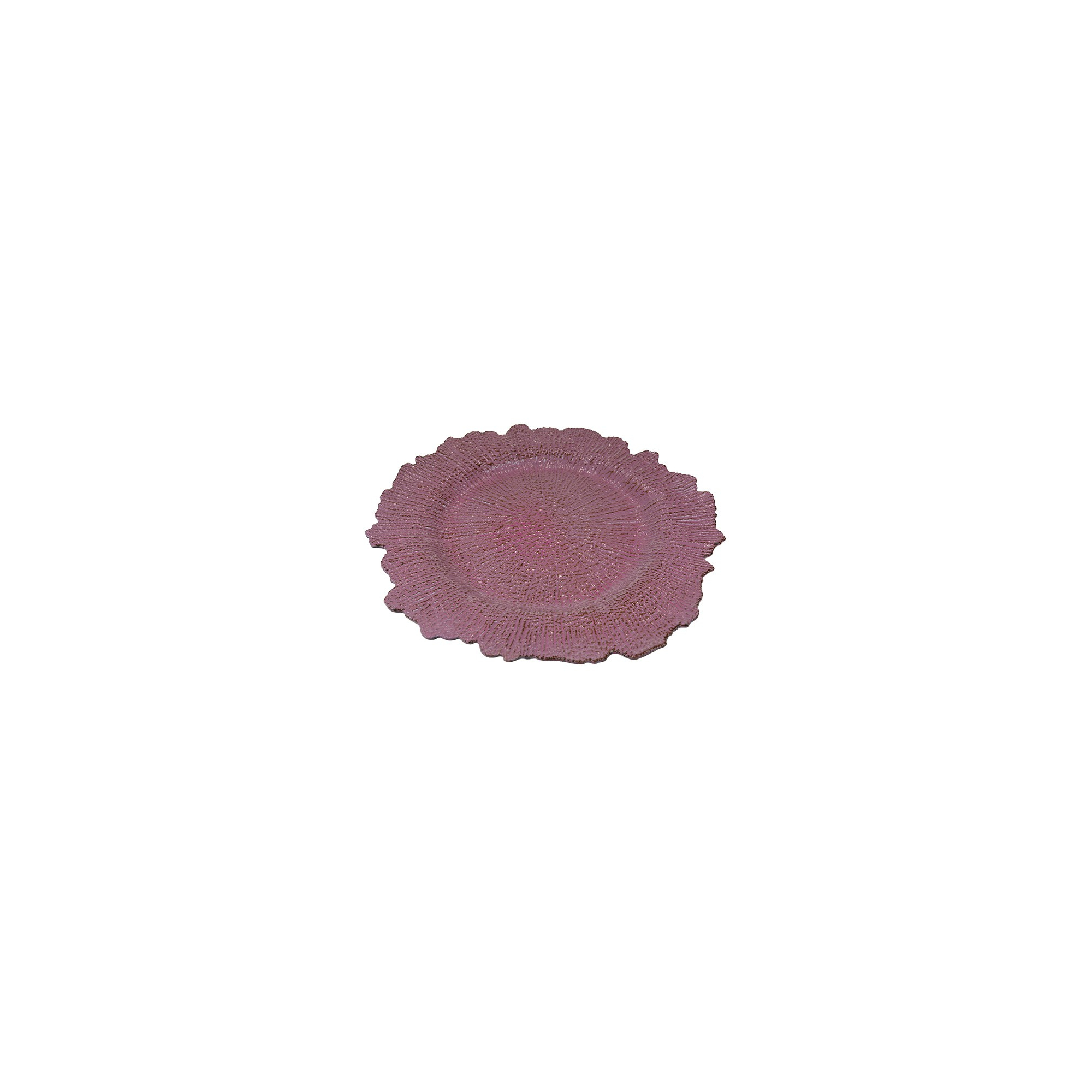 Tál plasztik D34 pink/barna