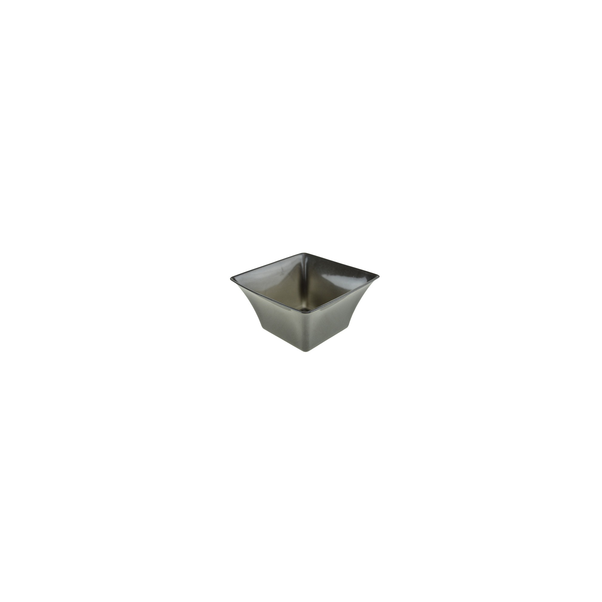 Tál plasztik szögl. 15cm fekete
