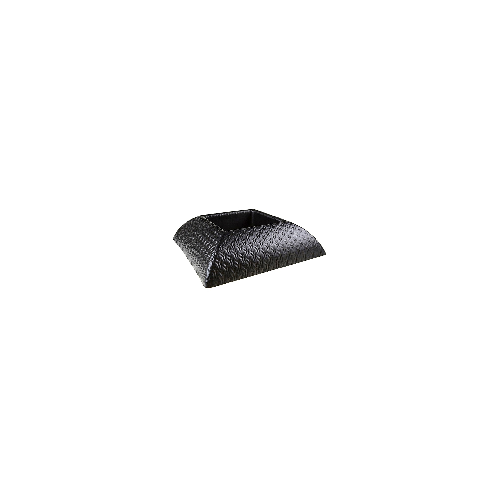 Tál plasztik szögletes Marbella mintás 25/12*25/12*H6,5cm fekete