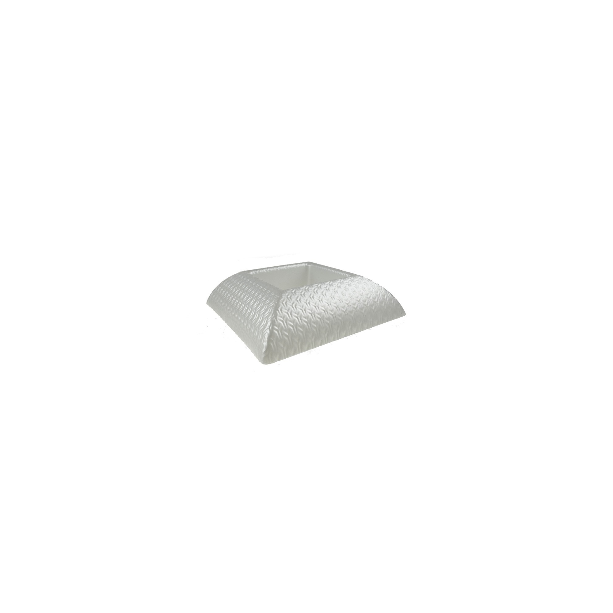 Tál plasztik szögletes mintás 25/12*25/12*H6,5cm Marbella gyöngyház