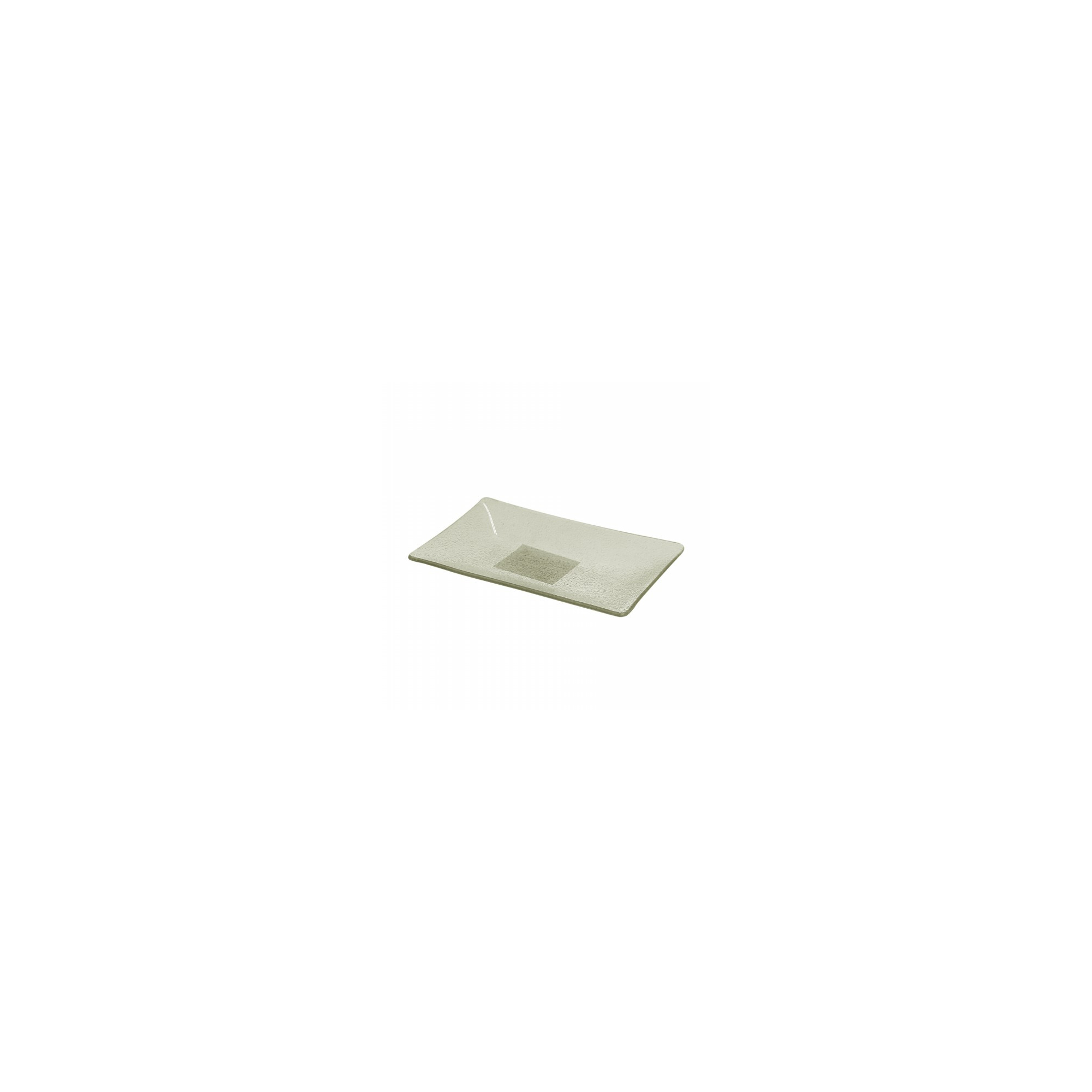 Üveg tál bordázott 16*10cm átlátszó