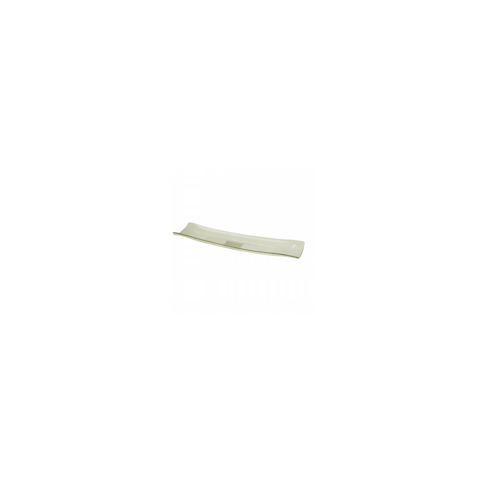 Üveg tál bordázott 35*9cm átlátszó