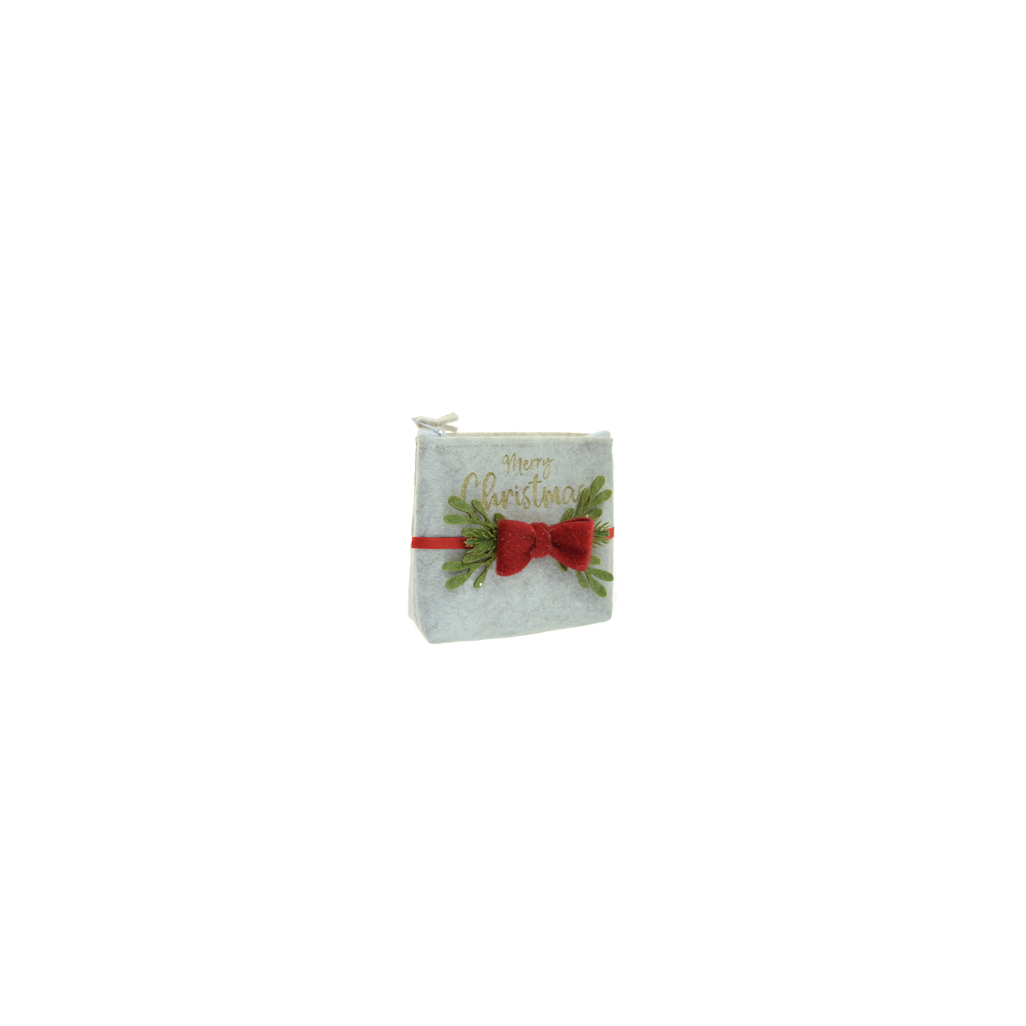 Táska filc 14*13cm szürke