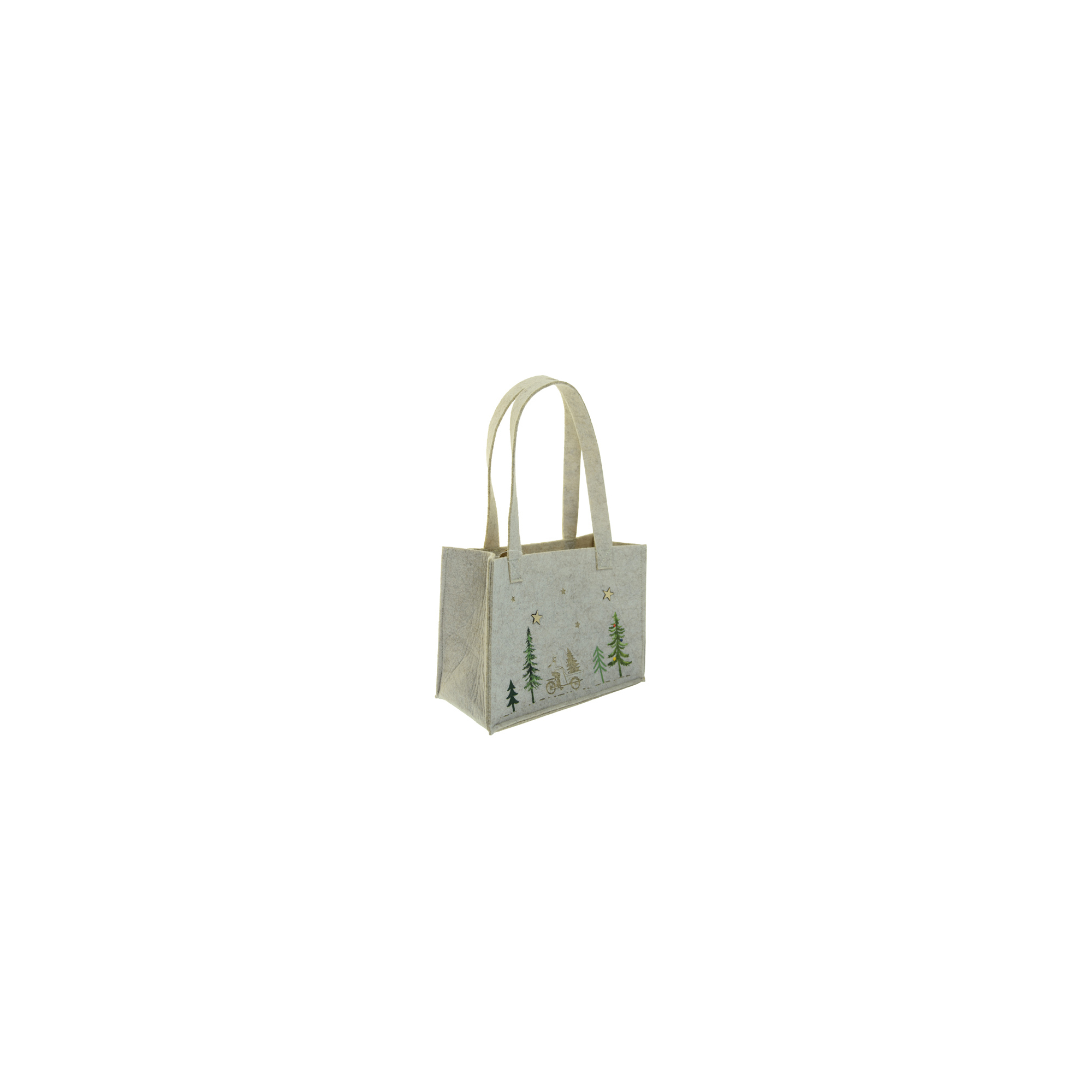 Táska filc 22*10*16cm szürke