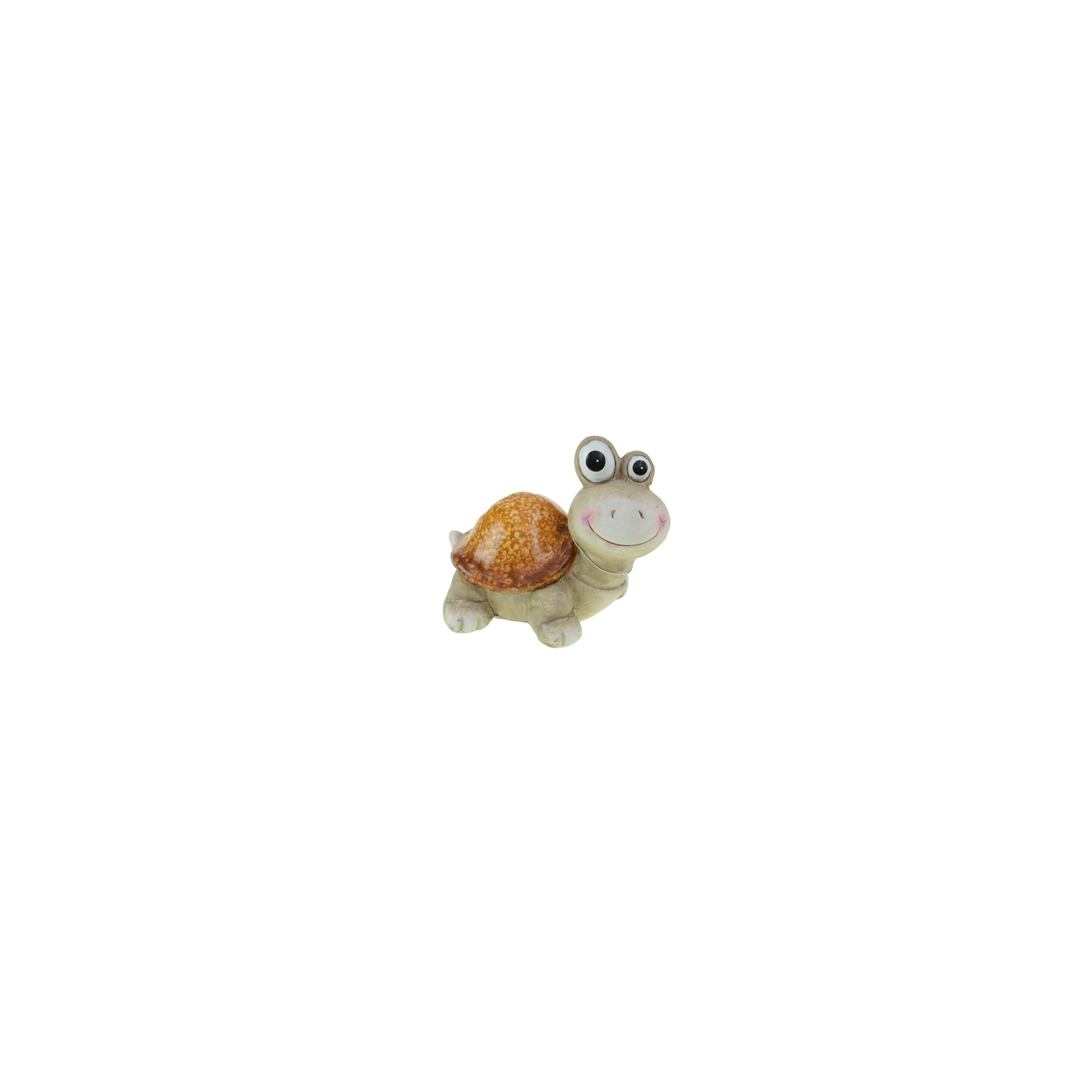 Figura teknős kerámia 13.5*11*11cm barna