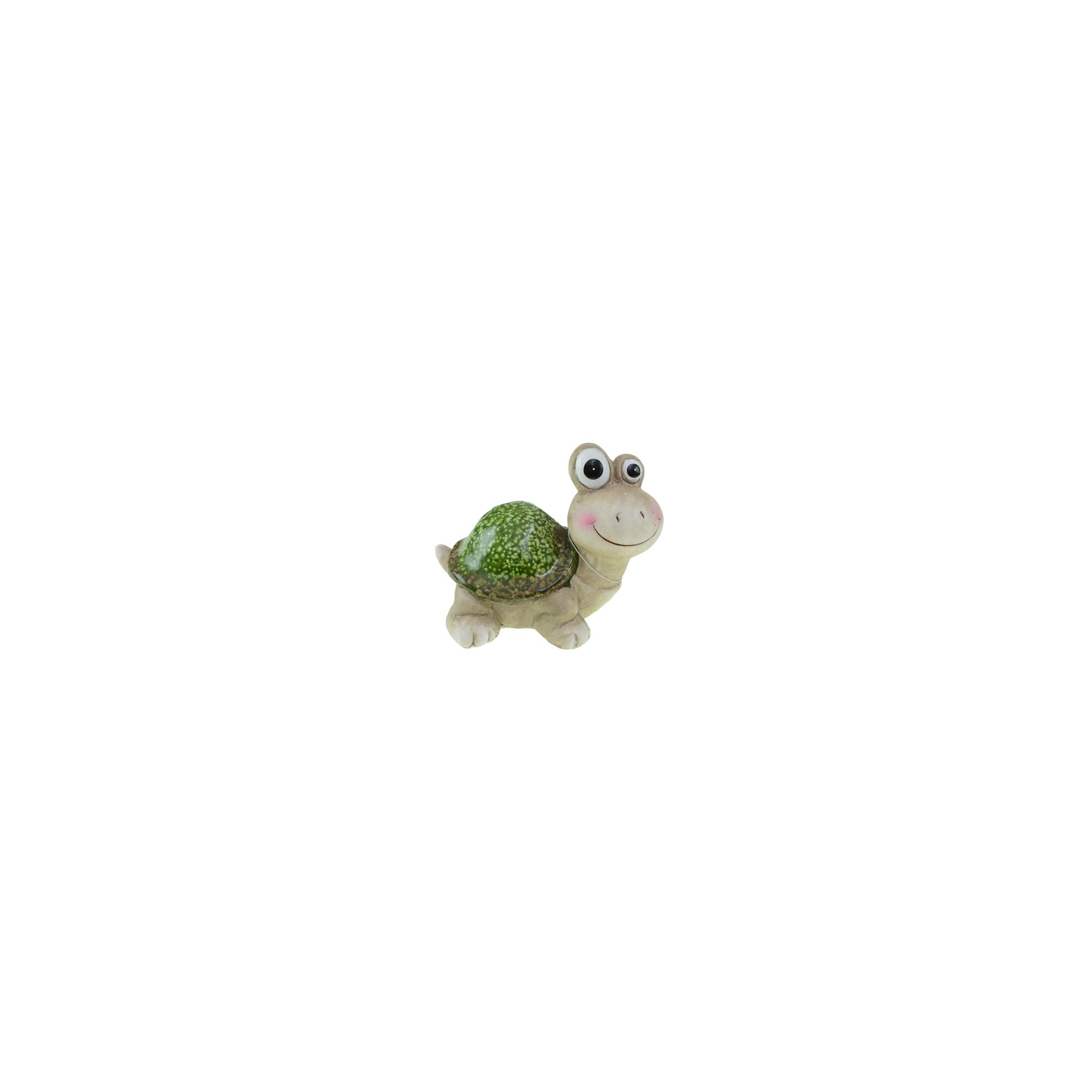 Figura teknős kerámia 13.5*11*11cm zöld