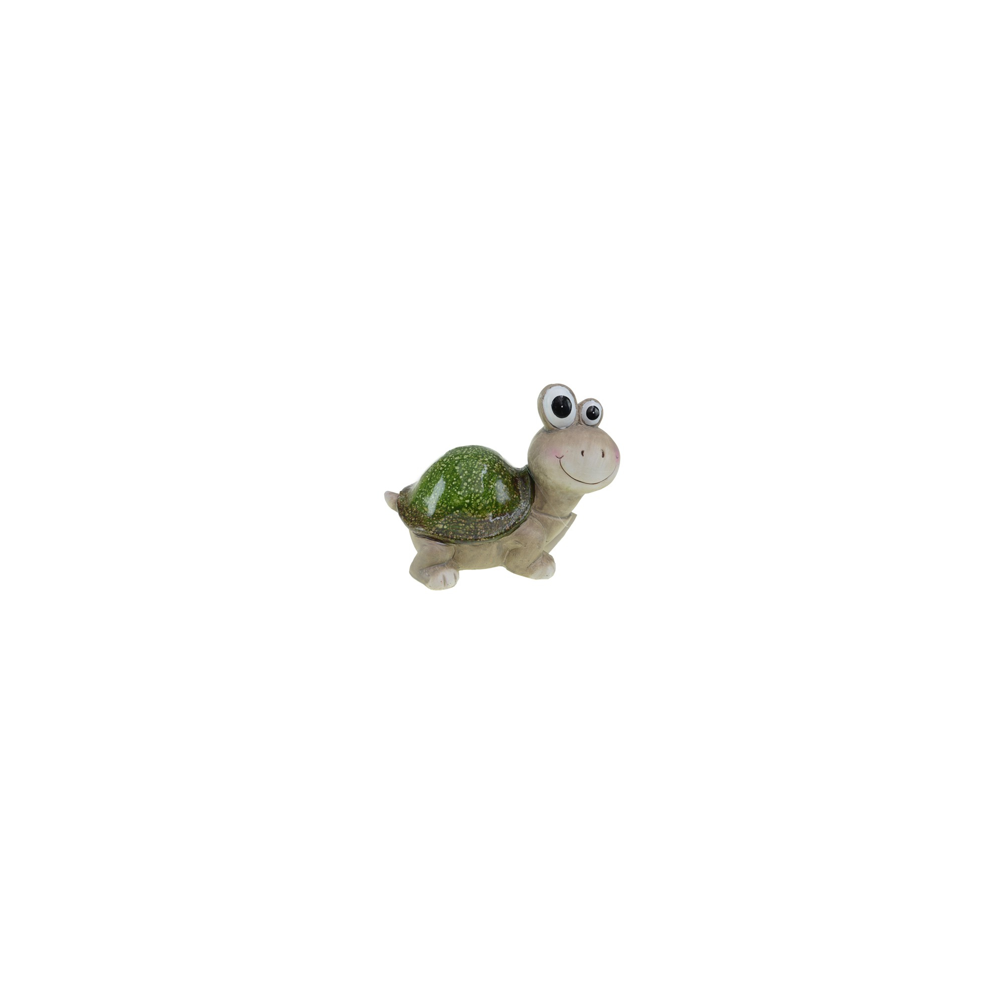 Figura teknős kerámia 23*17,5*18cm zöld
