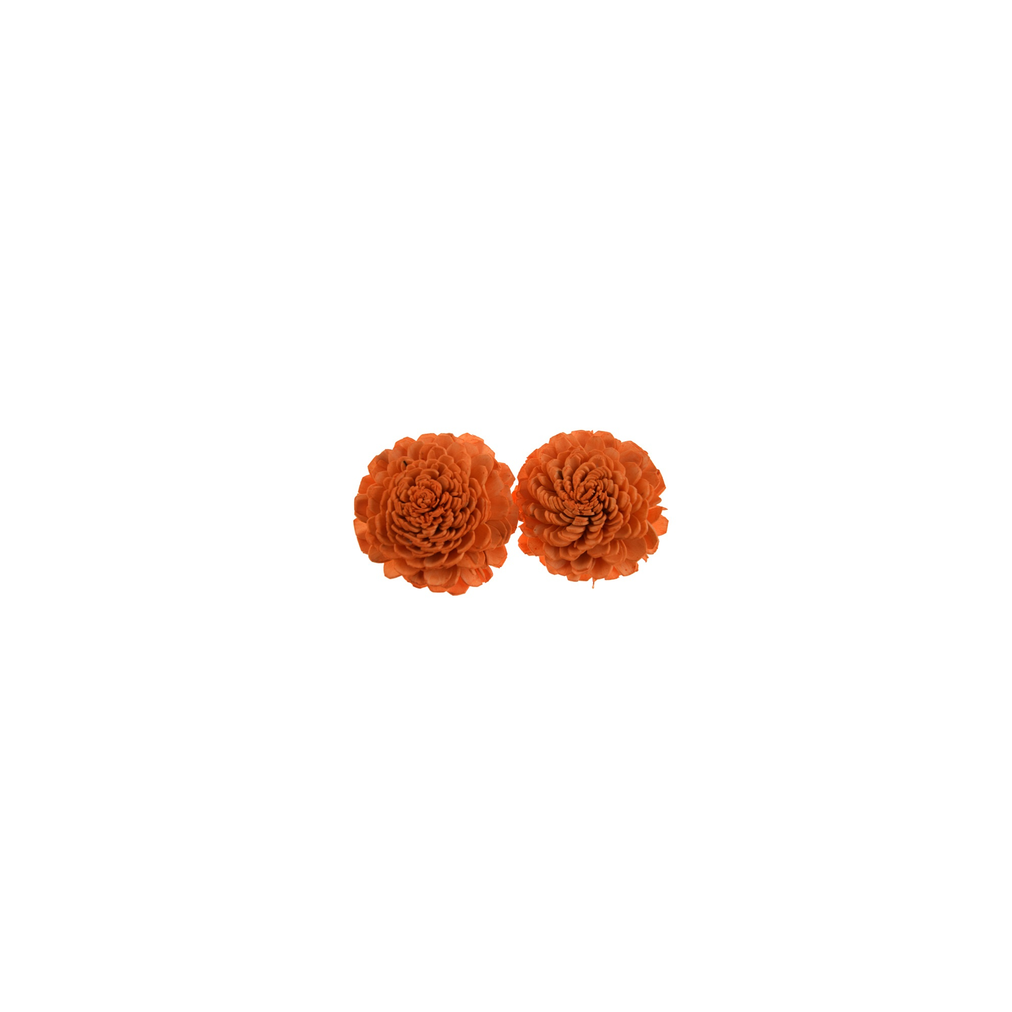 Termés Shola Flower 6cm s/4 narancs