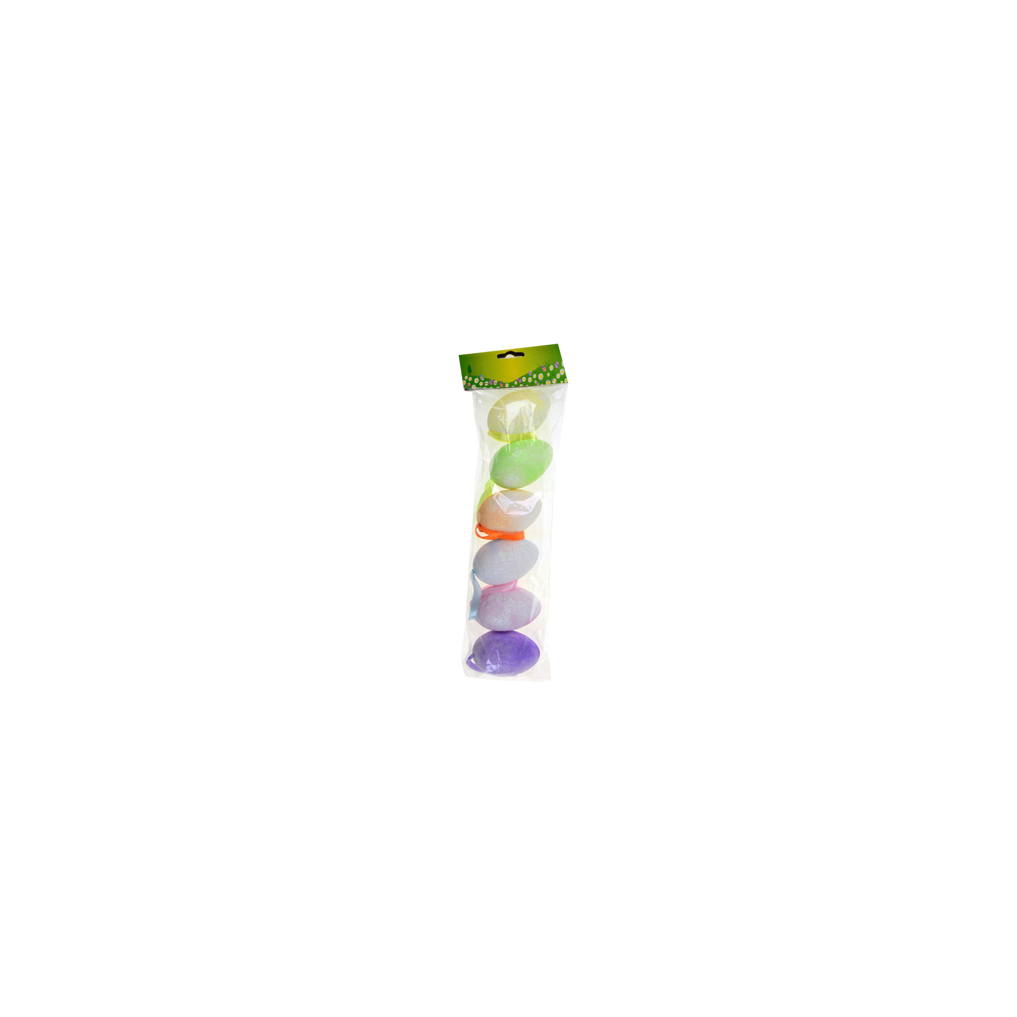 Tojás hungarocell 4*6CM s/6 több szín